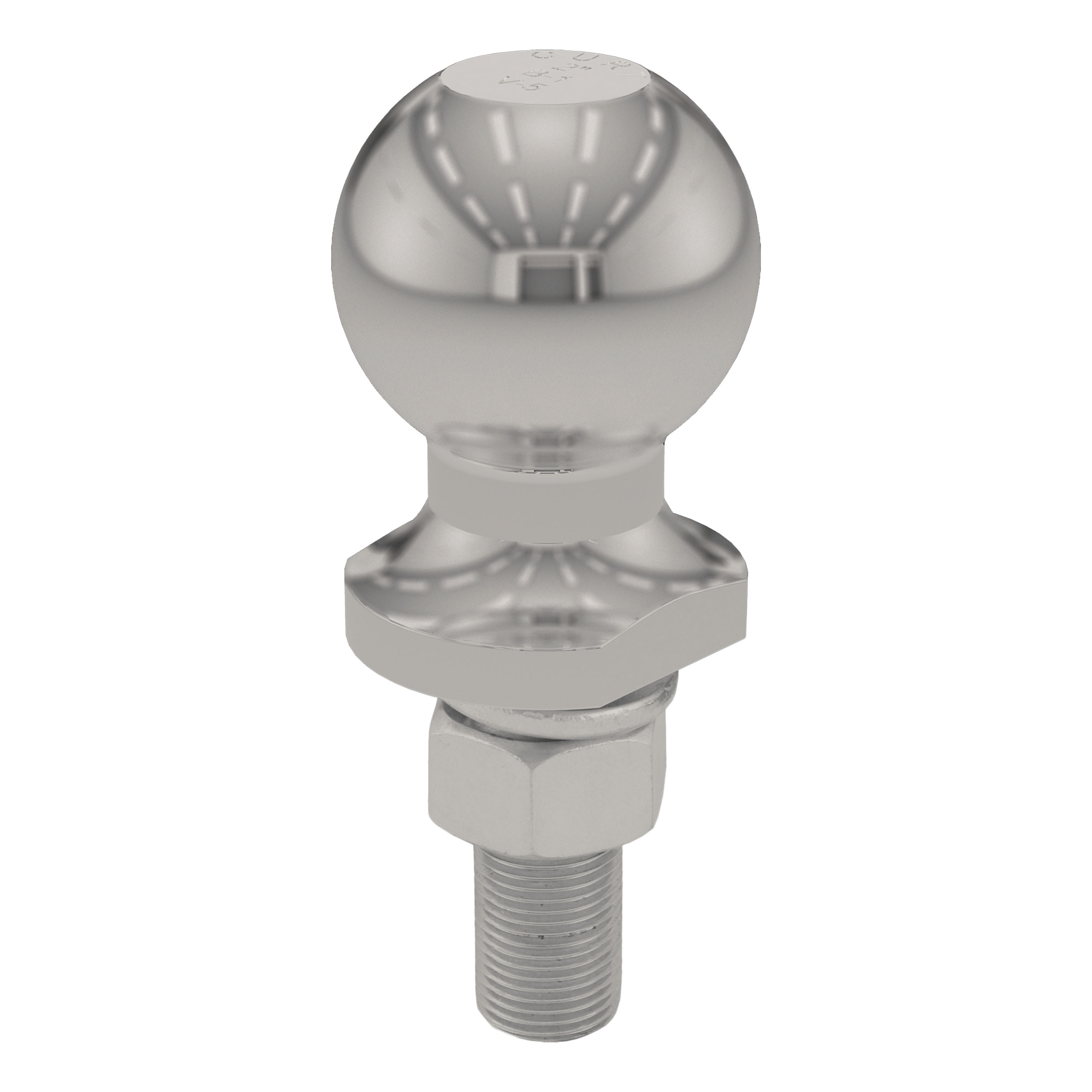 CURT 2" Trailer Ball (3/4" x 2-1/8" Shank, 3,500 lbs., Stainless) Trailer Hitch Ball thumbnail 0