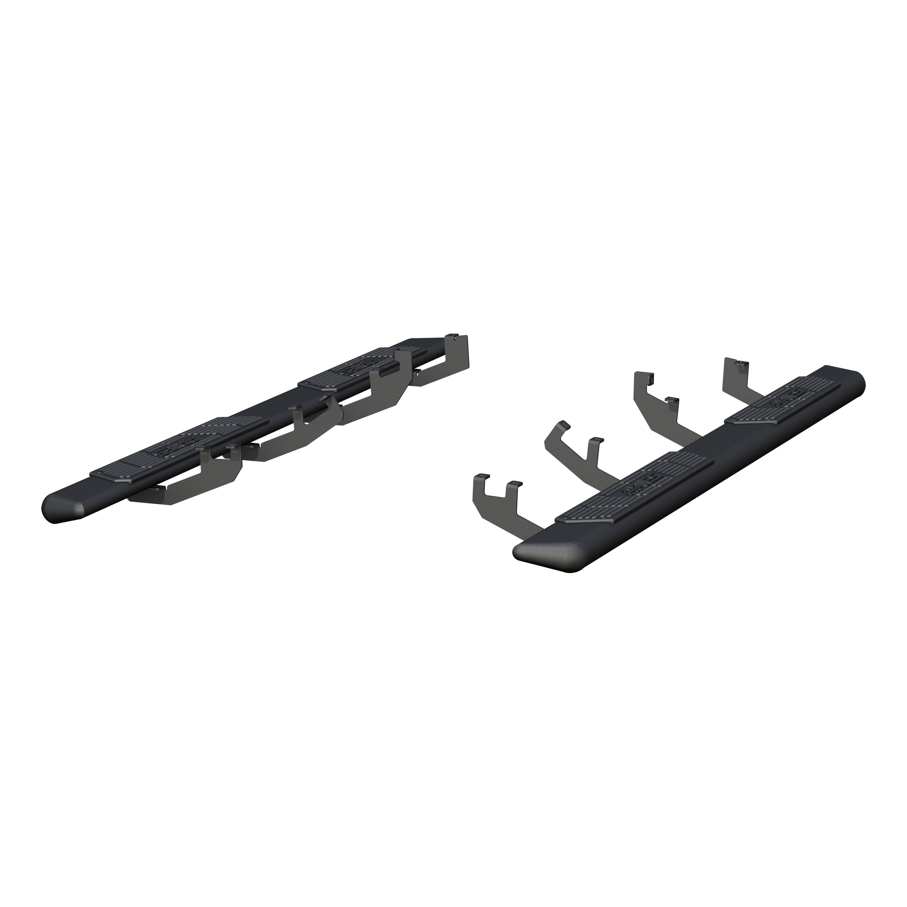 ARIES AscentStep 5-1/2" x 85" Black Steel Running Boards, Select Honda Ridgeline Step Nerf Bar Kit thumbnail 1