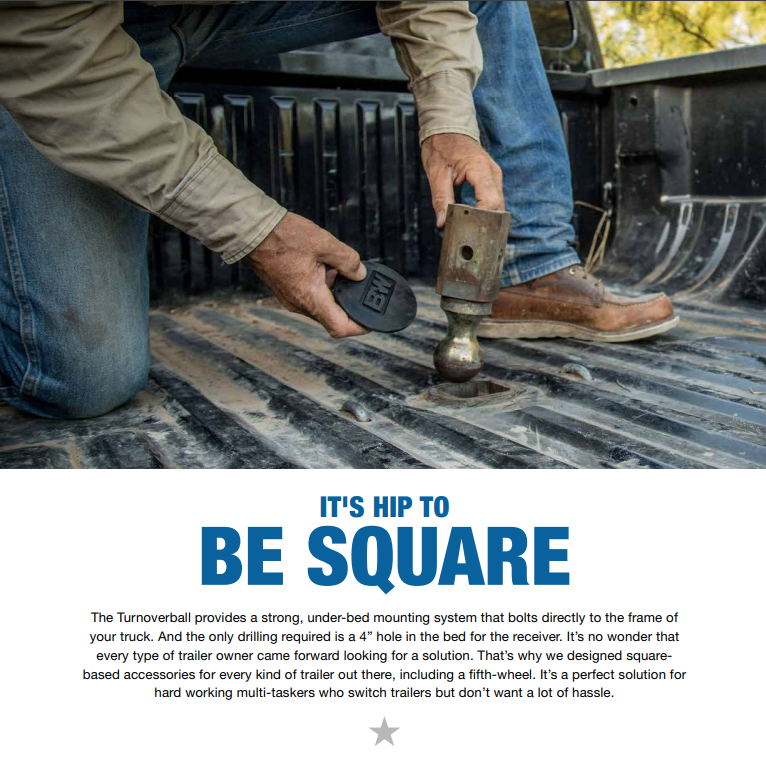 2002-2008 Dodge 1500 - Excludes Mega-Cab; 2014-2018 Ram 2500 Trucks B&W Turnoverball Kit GNRK1316 thumbnail 3