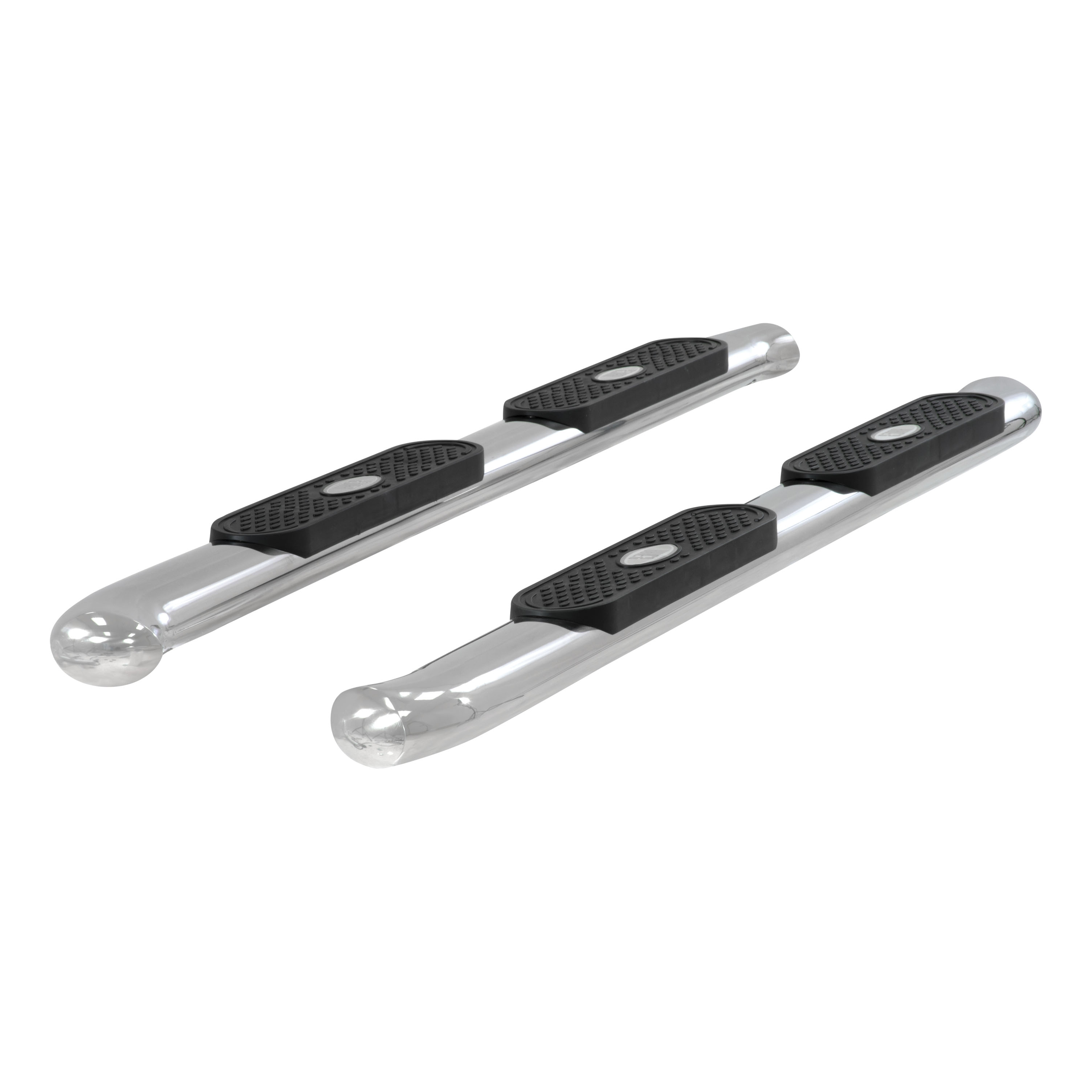 ARIES 4" Polished Stainless Oval Side Bars, Select Dodge Ram 1500, 2500, 3500 Step Nerf Bar Kit thumbnail 0