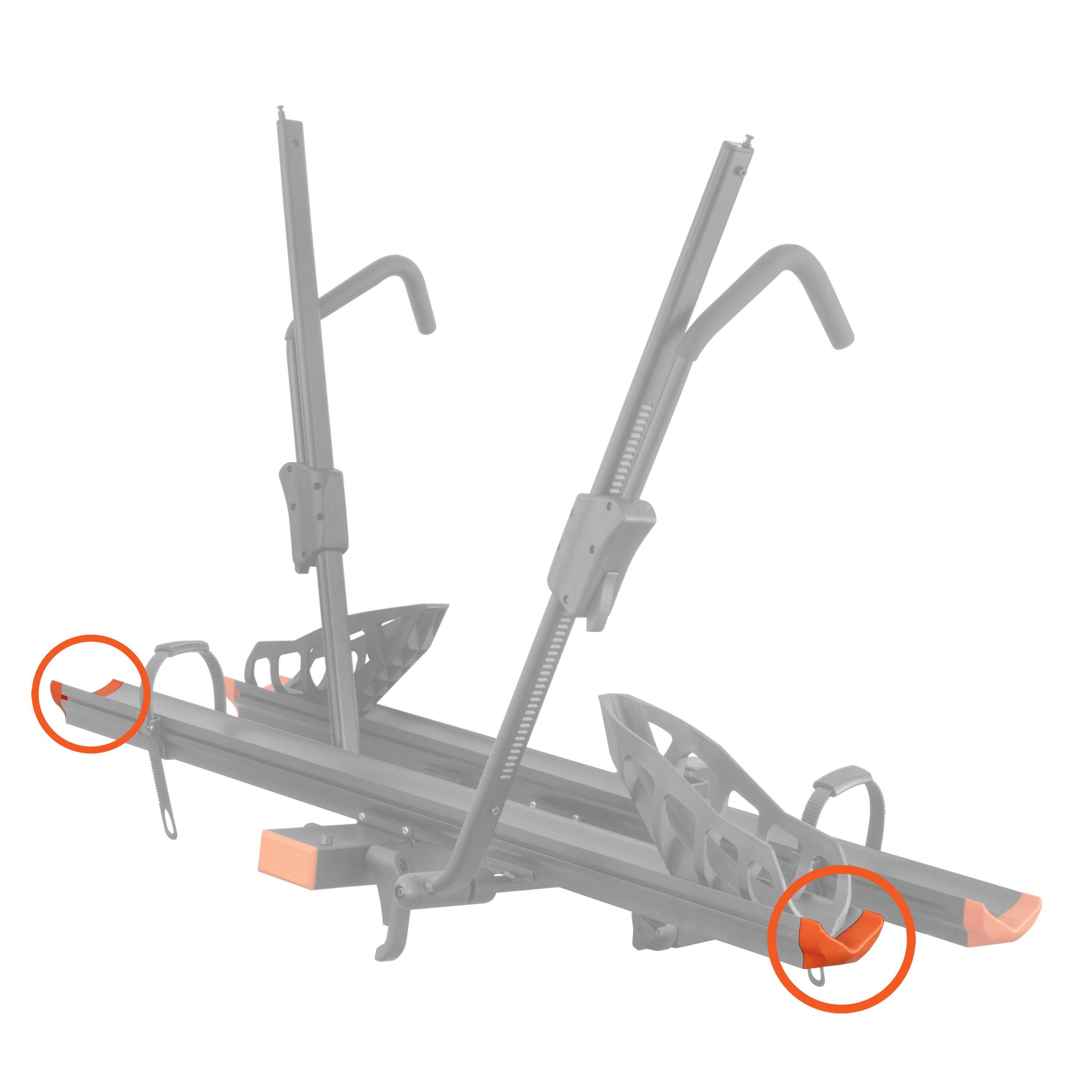 CURT Replacement 18088 Bike Rack End Caps Bicycle Rack thumbnail 2