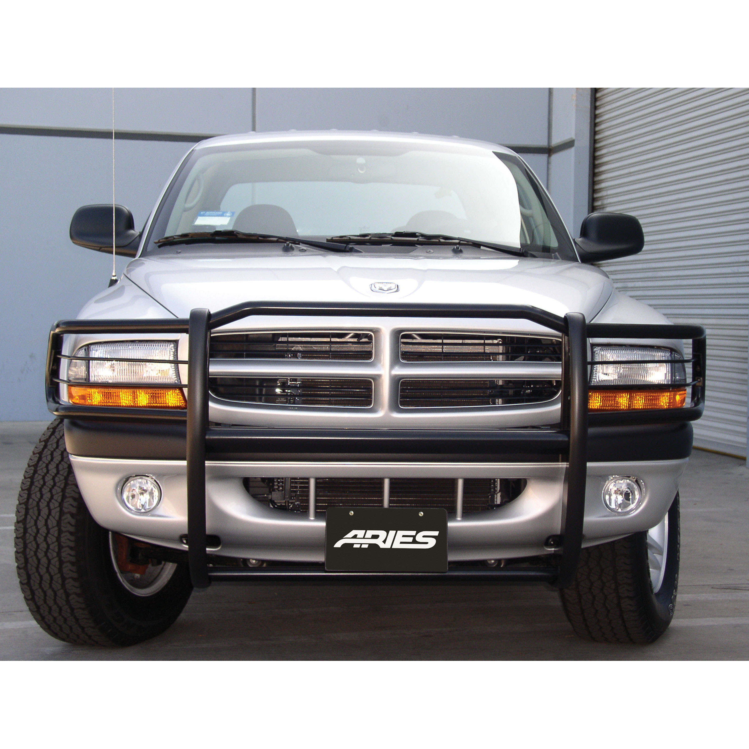 ARIES Black Steel Grille Guard, Select Dodge Dakota, Durango Grille Guard thumbnail 9