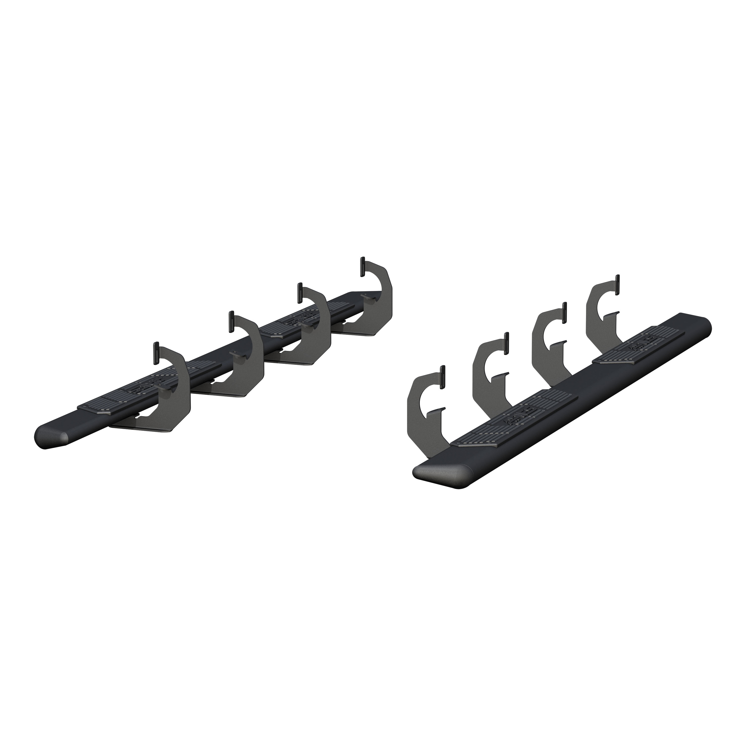 ARIES AscentStep 5-1/2" x 91" Black Steel Running Boards, Select Chevrolet, GMC Step Nerf Bar Kit thumbnail 2