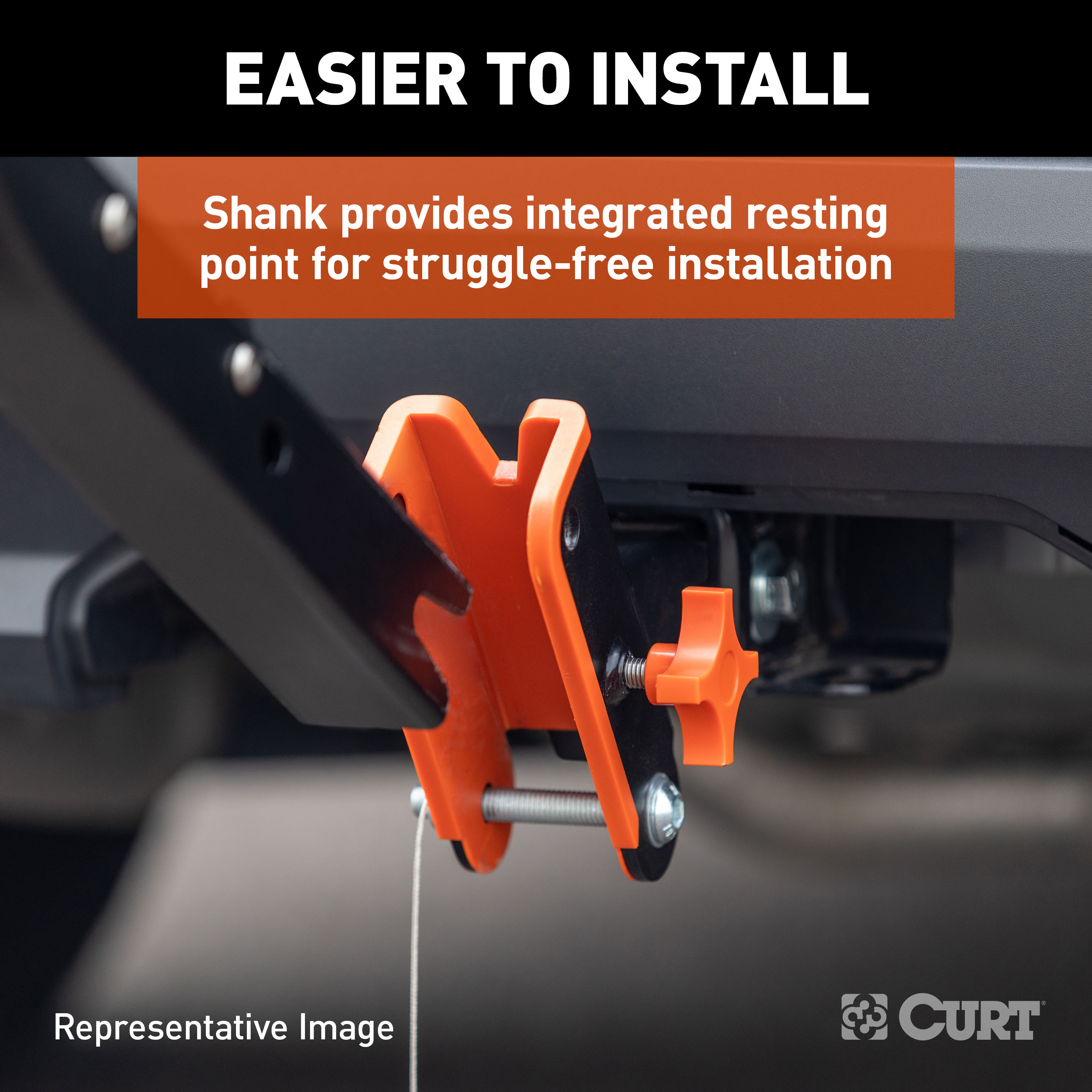 CURT ActiveLink 1-1/4" Receiver Shank Trailer Hitch Ball Mount thumbnail 3