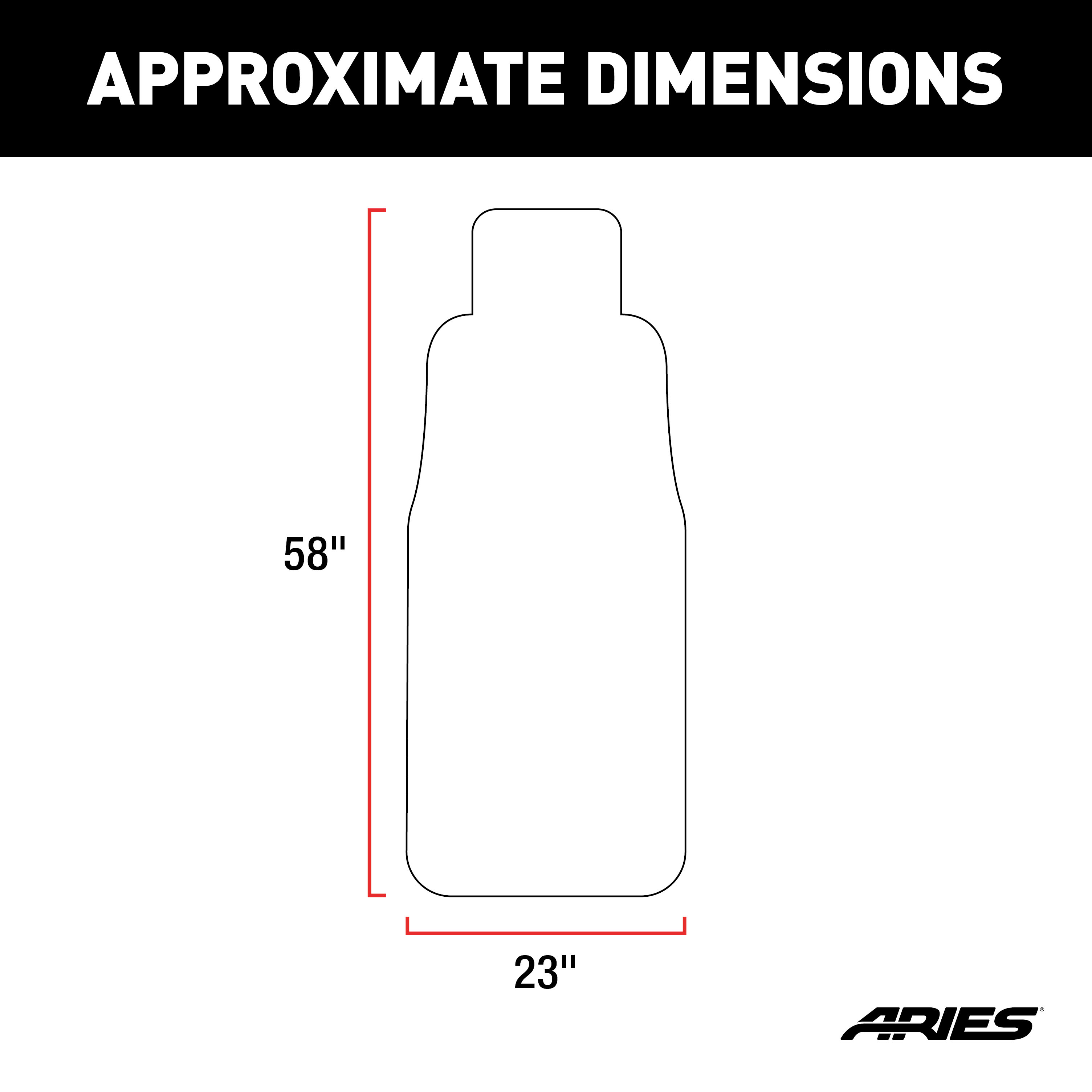 ARIES Seat Defender 58" x 23" Removable Waterproof Brown Bucket Seat Cover Seat Cover thumbnail 6