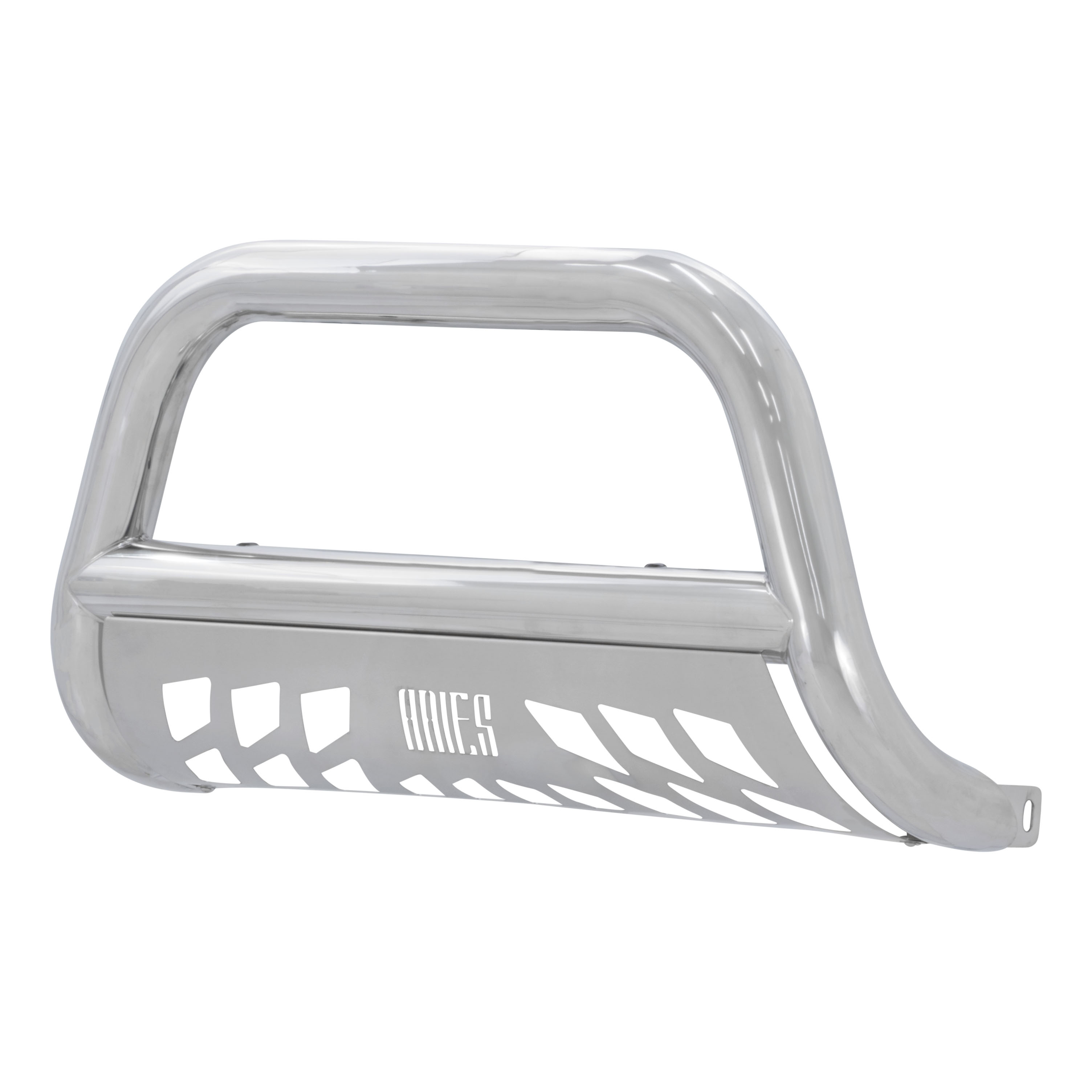 ARIES 3" Polished Stainless Bull Bar, Select Ford Expedition, F-150, Lincoln Mark LT Brush Guard thumbnail 0