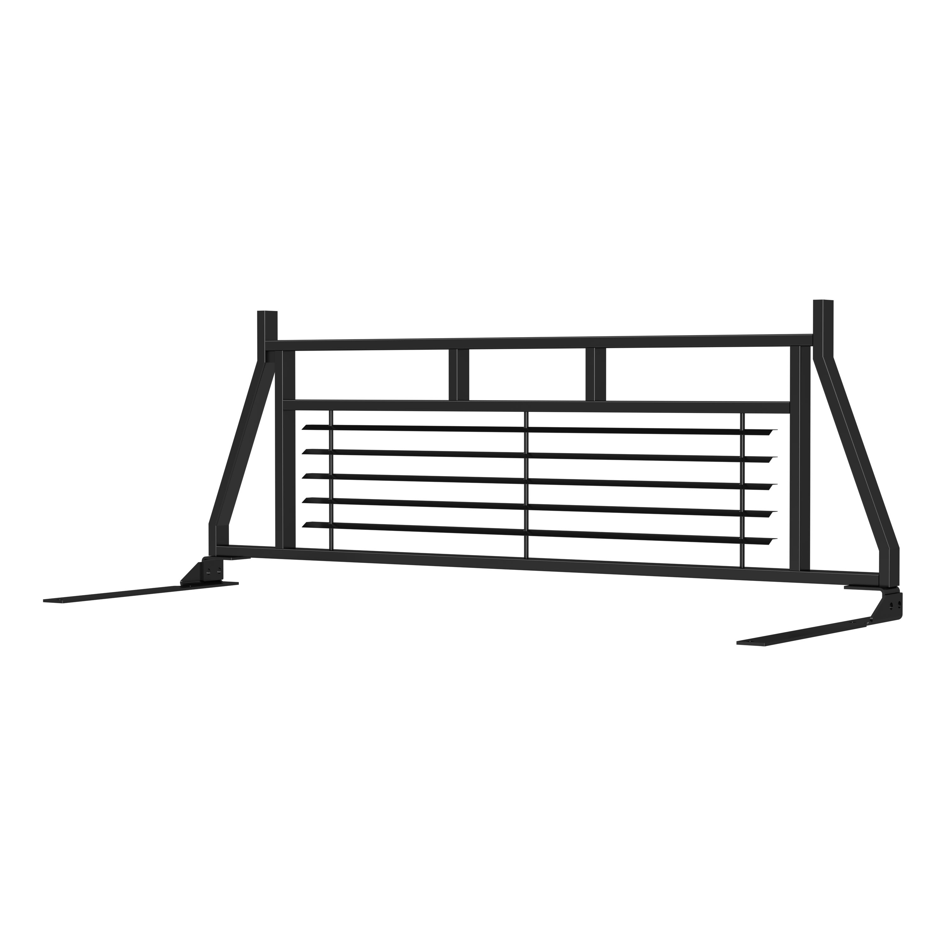 ARIES Classic Black Steel Headache Rack, Select Chevrolet, Ford, Dodge, GMC, Ram Truck Cab Protector / Headache Rack thumbnail 0