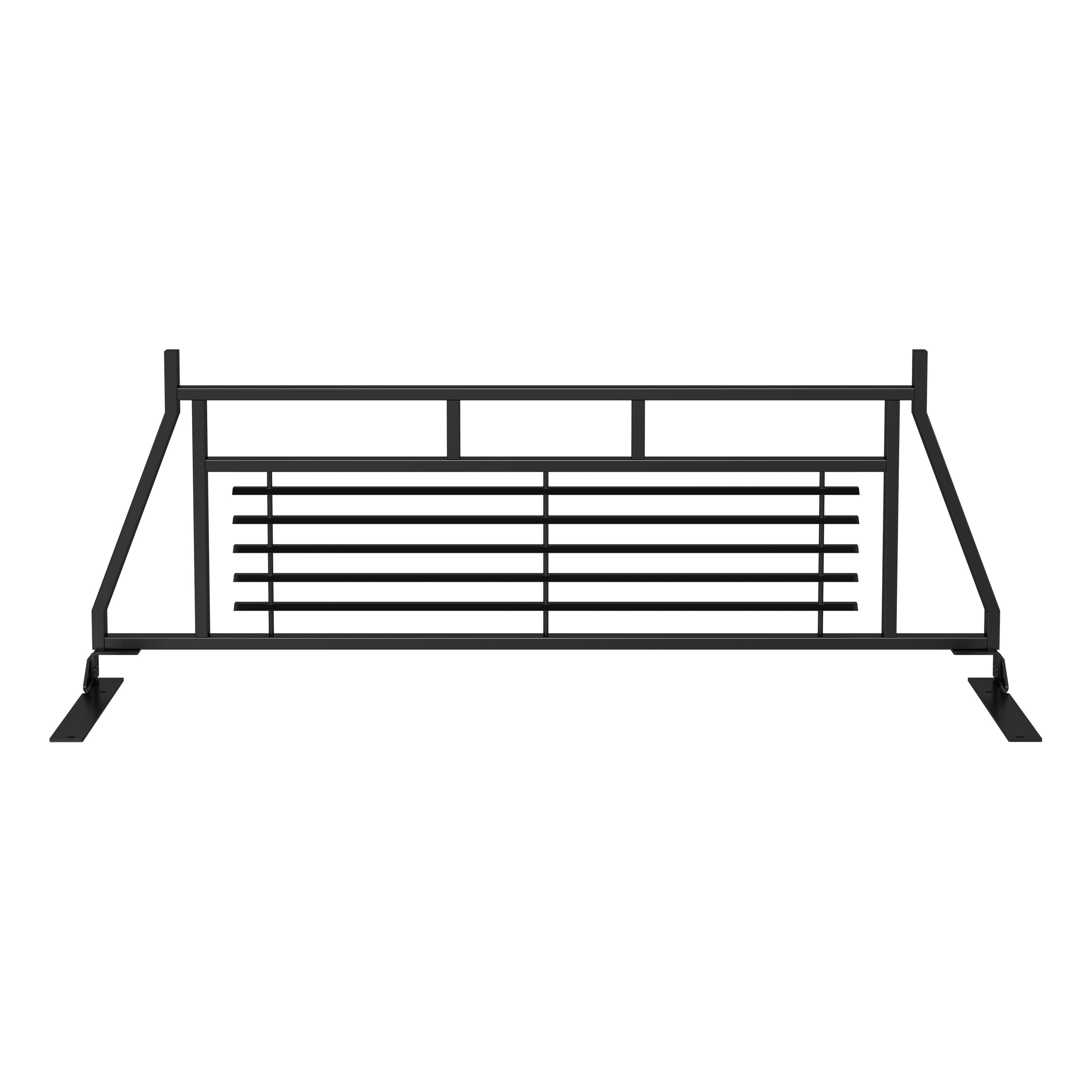ARIES Classic Black Steel Headache Rack, Select Chevrolet, Ford, Dodge, GMC, Ram Truck Cab Protector / Headache Rack thumbnail 2