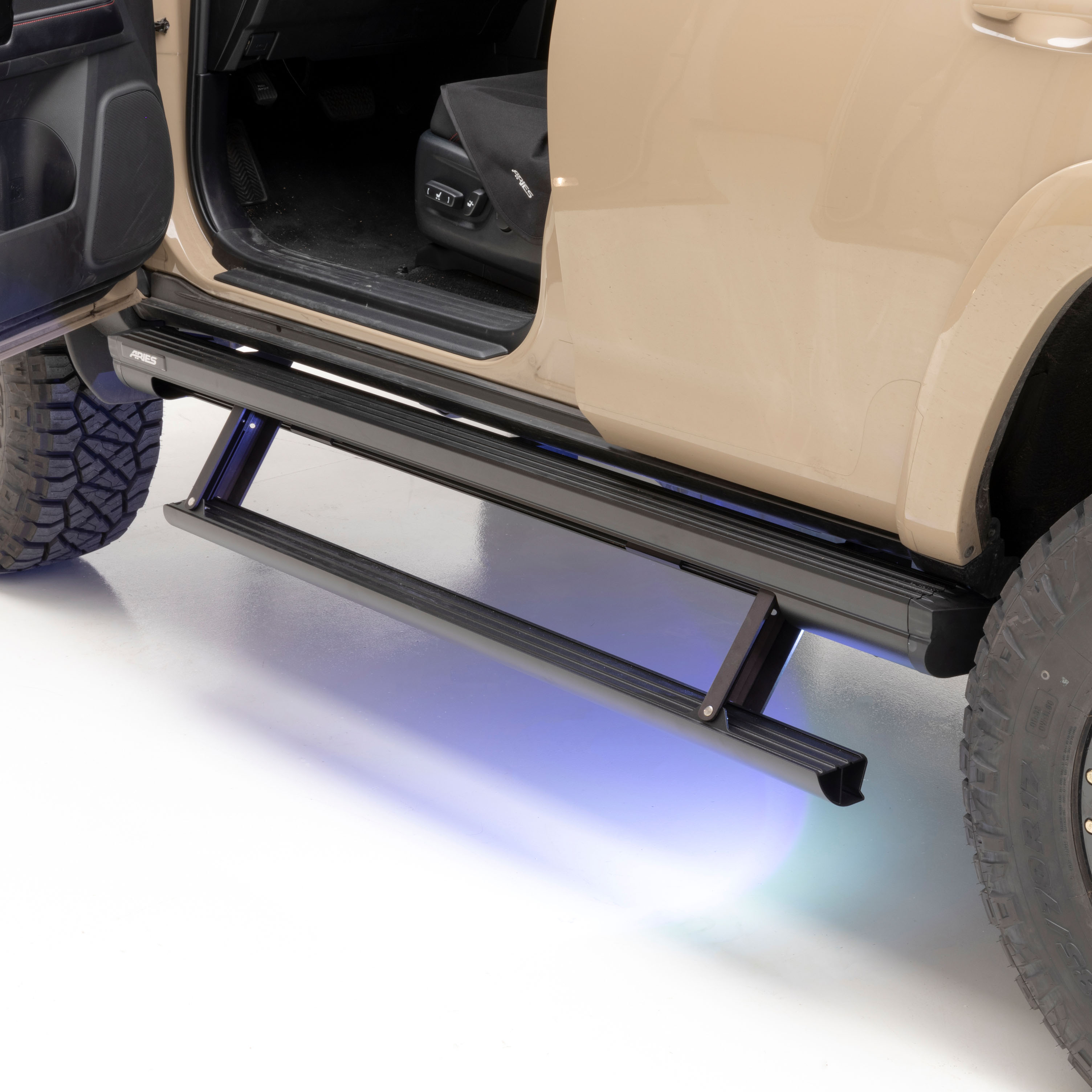 ARIES ActionTrac 69.6" Powered Running Boards, Select Toyota 4Runner Step Nerf Bar Kit thumbnail 13
