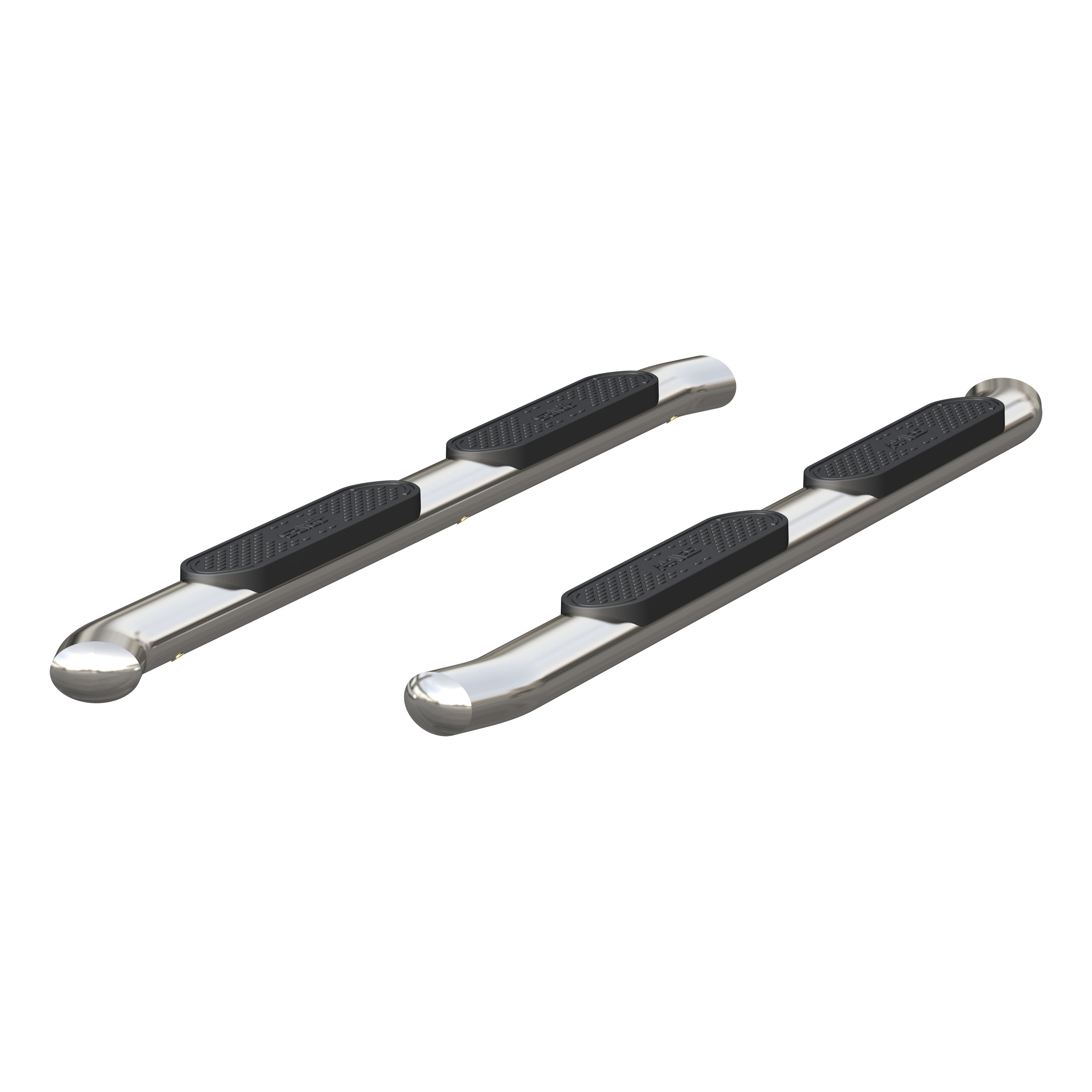 ARIES 4" Polished Stainless Oval Side Bars, Select Dodge, Ram 1500 Step Nerf Bar Kit thumbnail 2