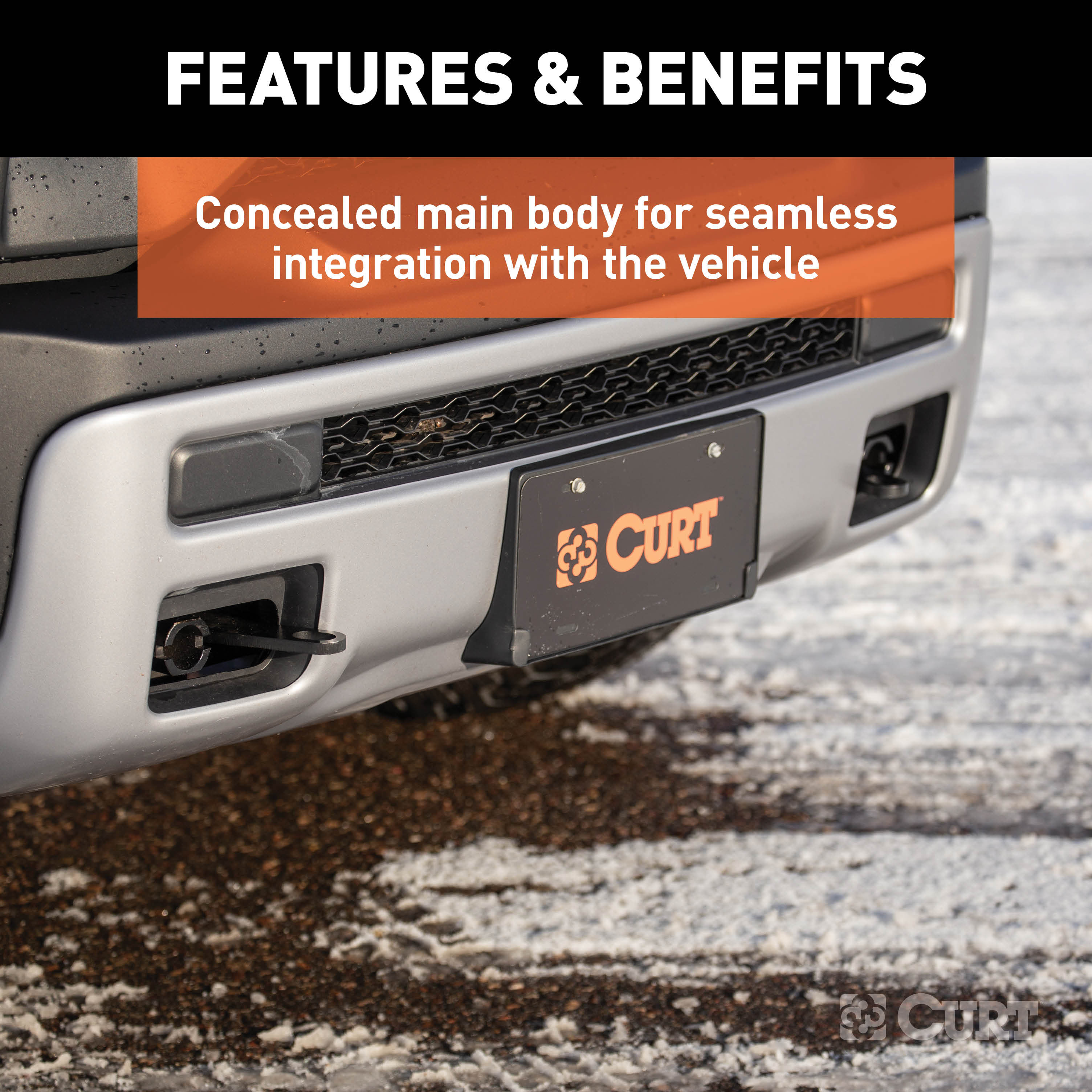 CURT Custom Tow Bar Base Plate, Select Ram 1500 Tow Bar thumbnail 2
