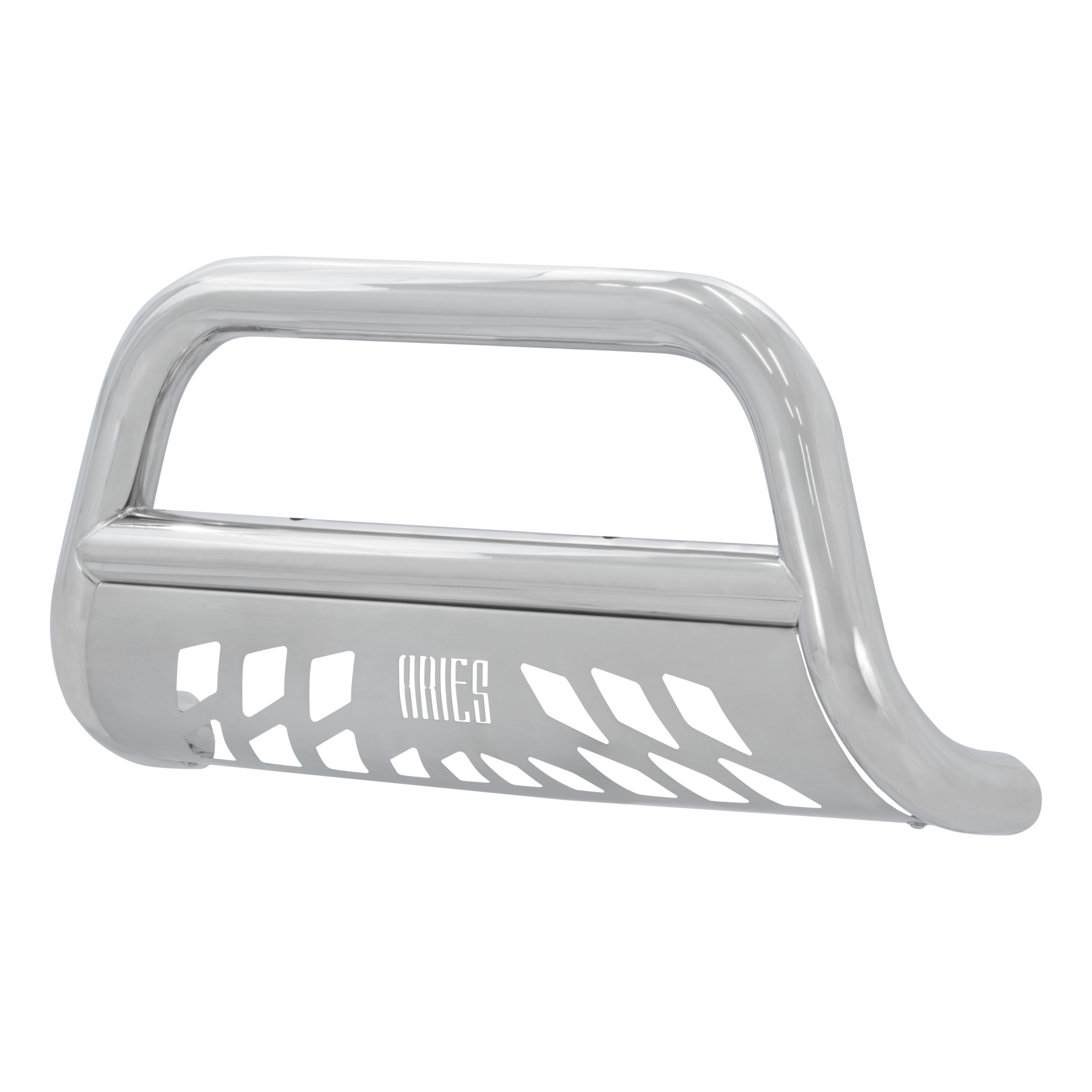 ARIES 3" Polished Stainless Bull Bar, Select Dodge, Ram 1500, 2500, 3500 Brush Guard thumbnail 0