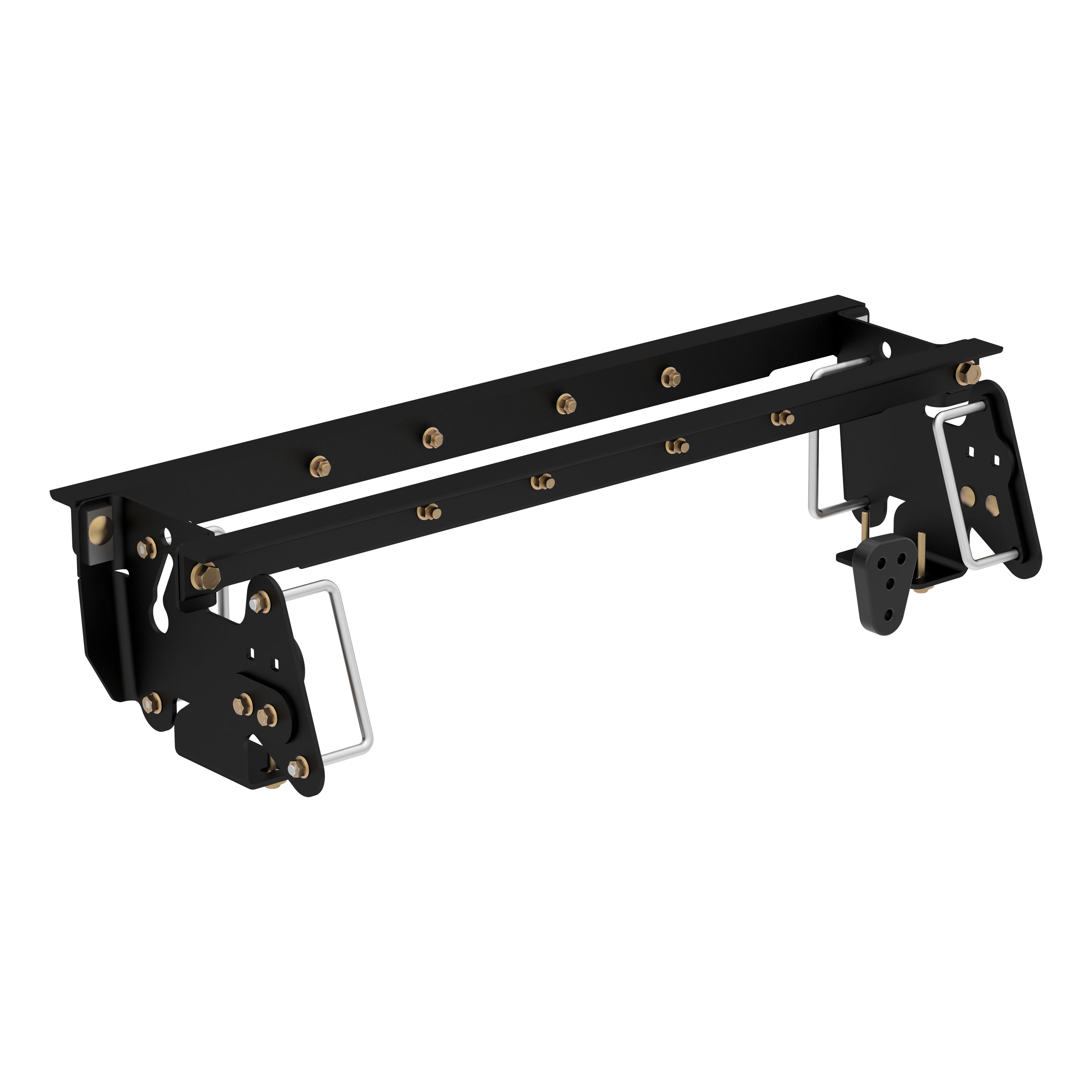 CURT Double Lock EZr Gooseneck Installation Brackets, Select Dodge, Ram 2500, 3500 Gooseneck Trailer Hitch Mount Kit thumbnail 0