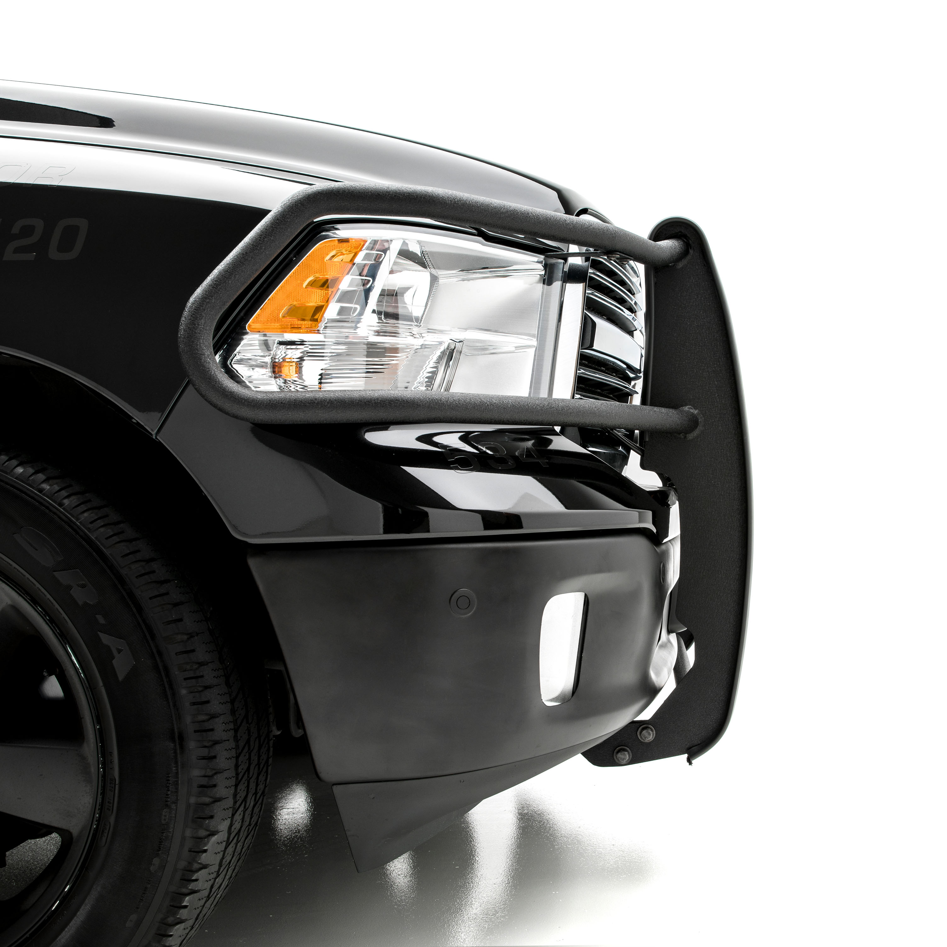 ARIES Pro Series Black Steel Grille Guard, Select Dodge, Ram 1500 Grille Guard thumbnail 11