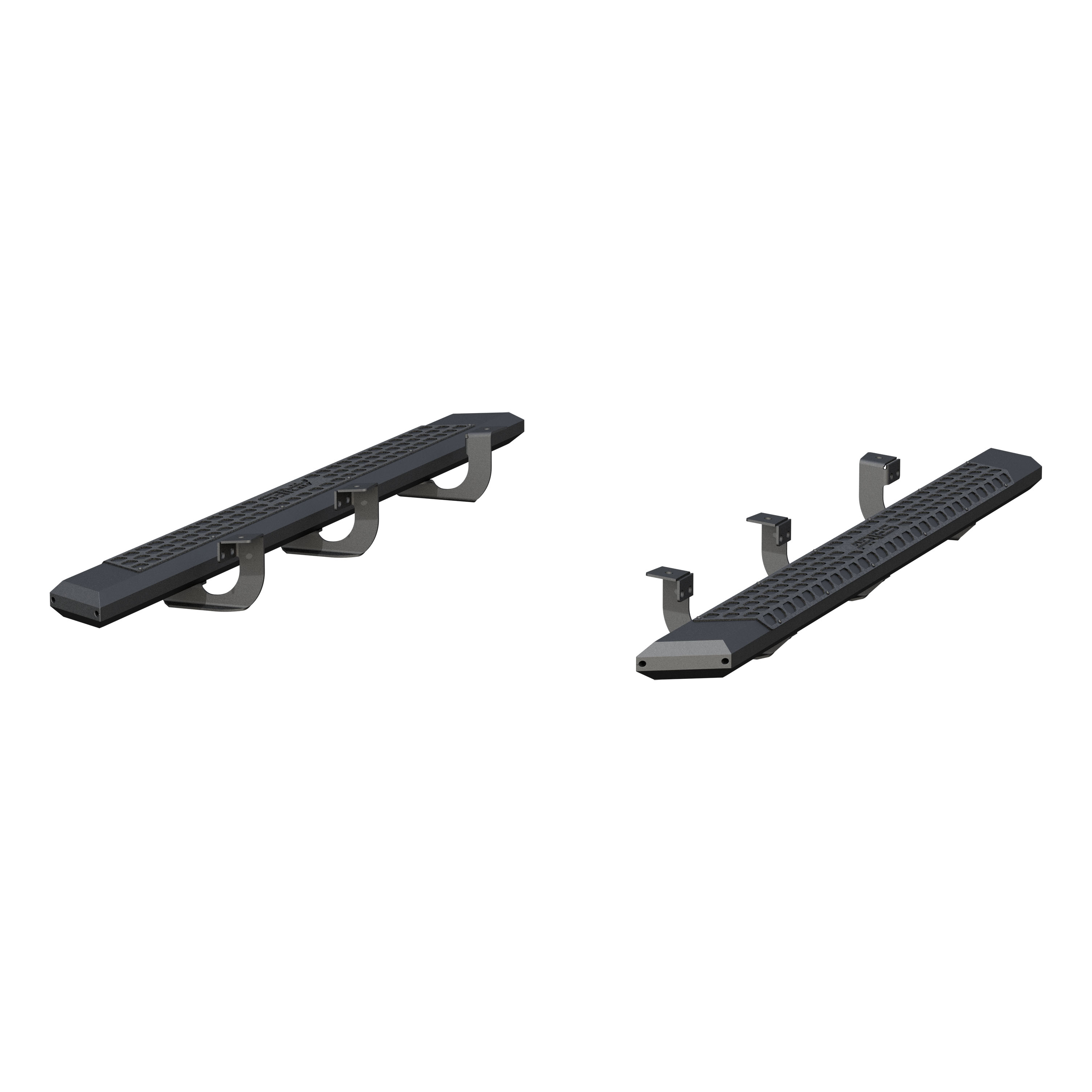 ARIES AdvantEDGE 5-1/2" x 75" Black Aluminum Side Bars, Select Ford Explorer Step Nerf Bar Kit thumbnail 2