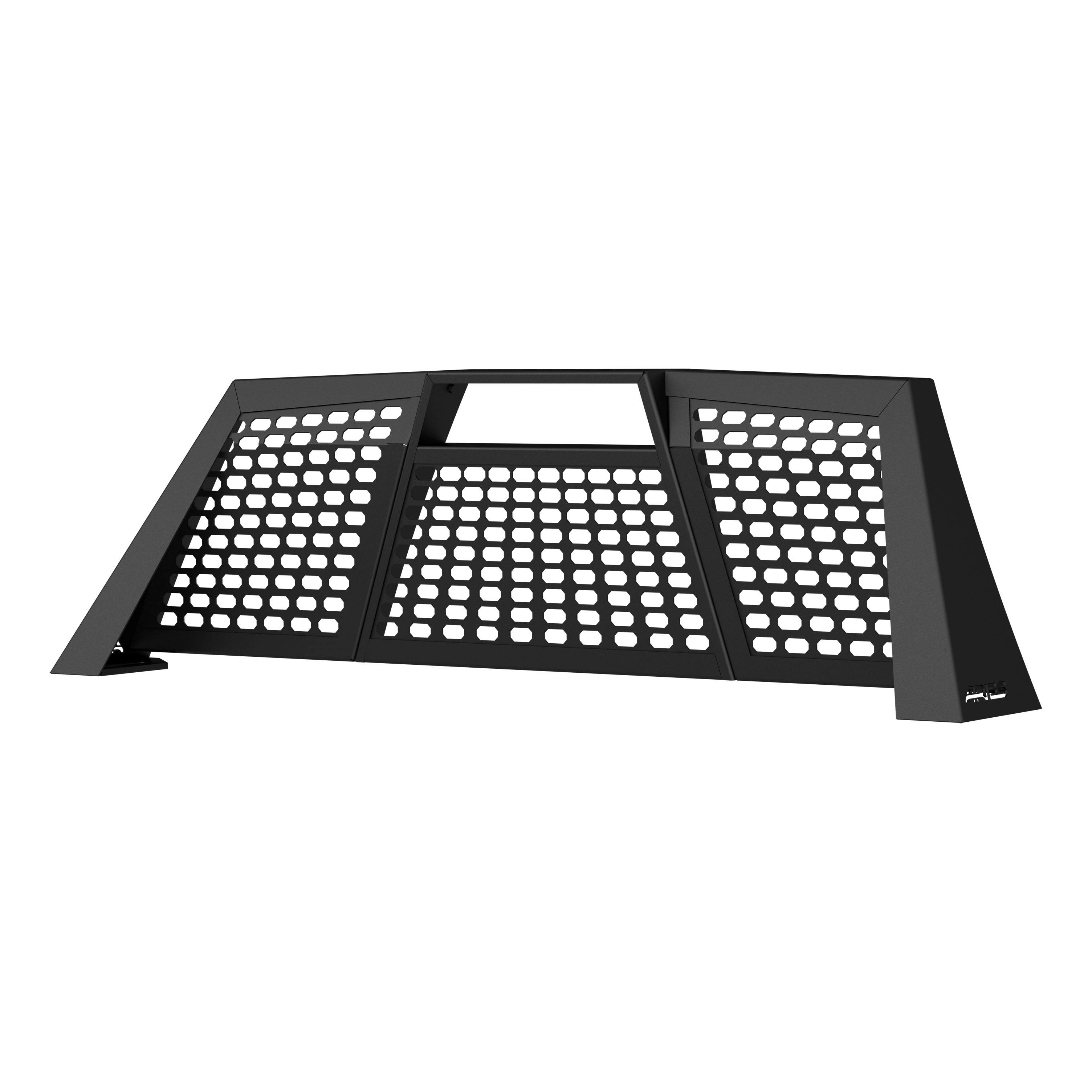 ARIES Switchback Black Aluminum Headache Rack, Select Chevrolet Colorado, GMC Canyon Truck Cab Protector / Headache Rack thumbnail 2