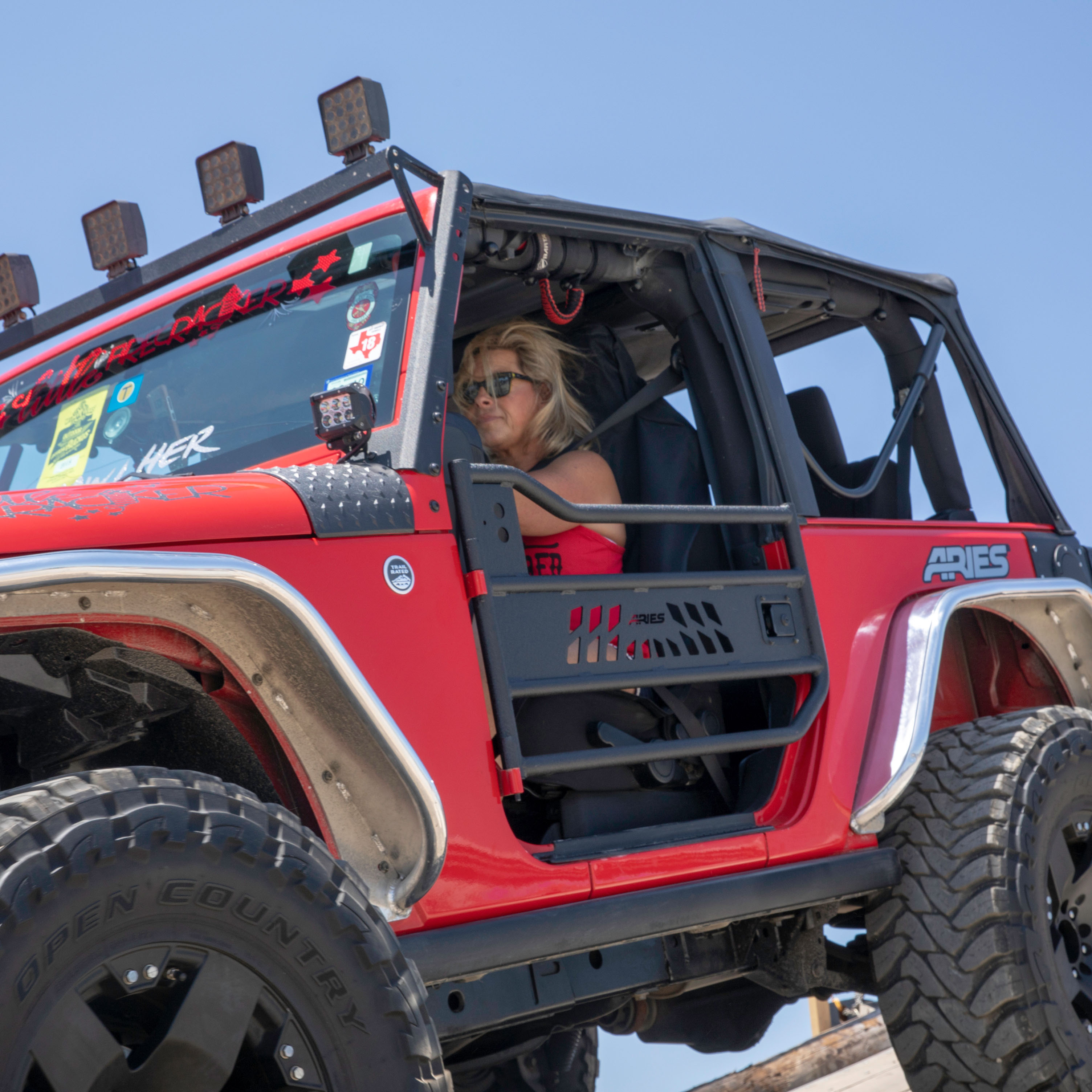 ARIES Jeep Wrangler JK Aluminum Front Tube Doors Door thumbnail 9