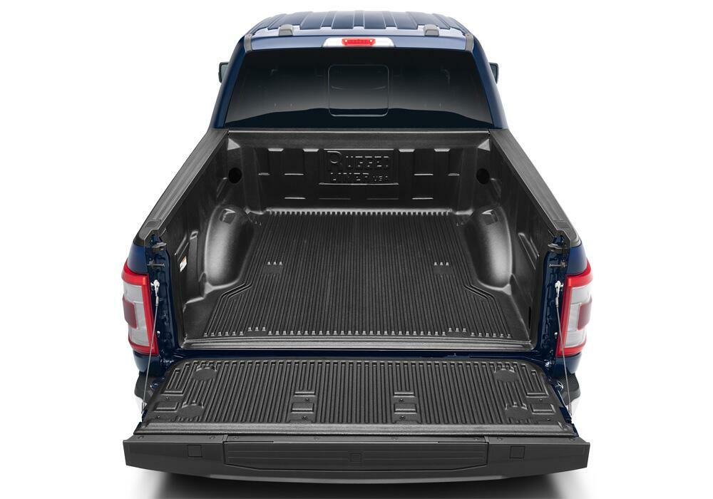 21-24 F-150 6'7" Bed - w/ Pro Power Onboard Rugged Liner Under Rail Bedliner F65U21 thumbnail 8