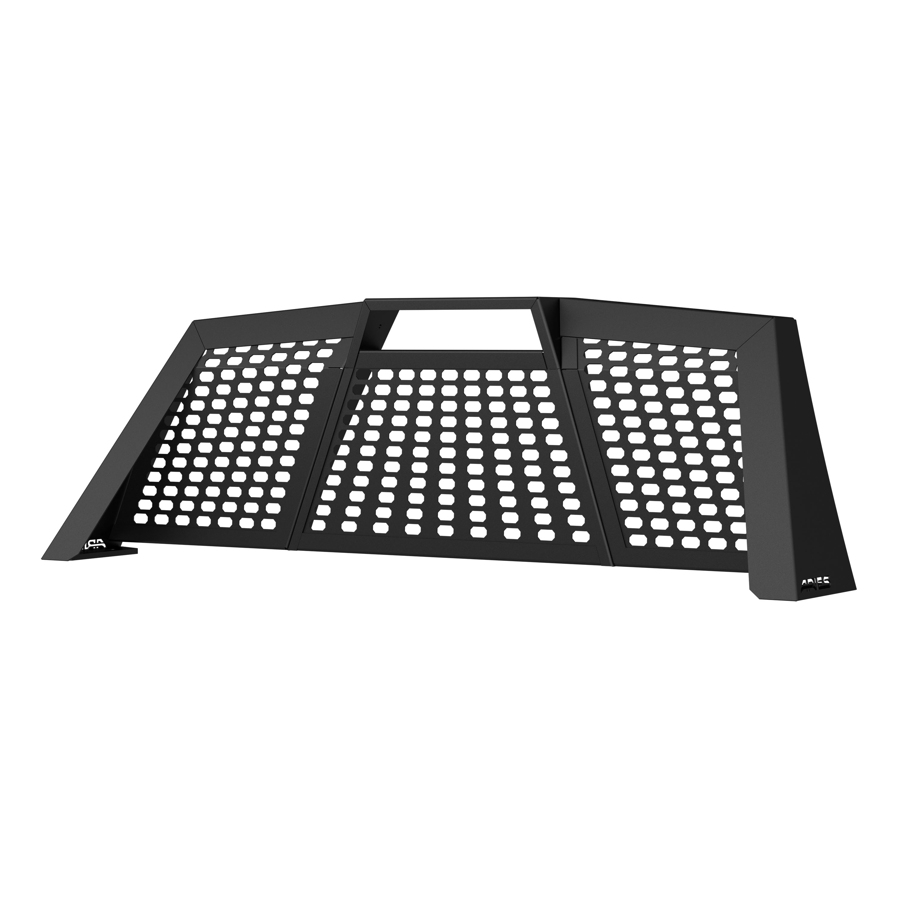 ARIES Switchback Black Aluminum Headache Rack, Select Toyota Tundra Truck Cab Protector / Headache Rack thumbnail 2