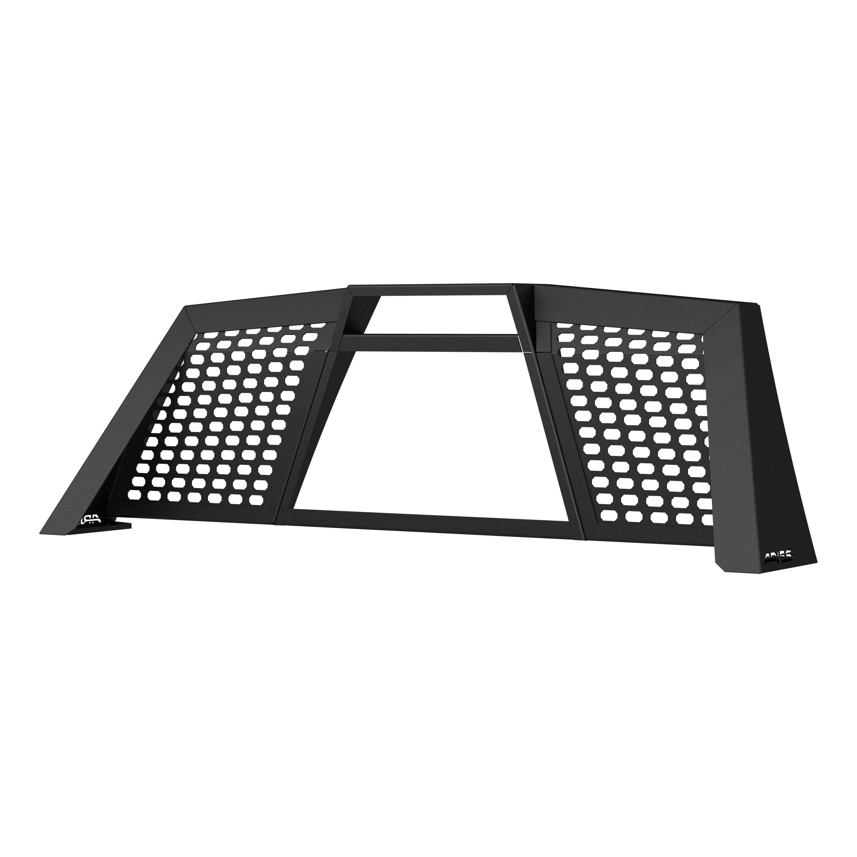 ARIES Switchback Black Aluminum Headache Rack, Select Toyota Tundra Truck Cab Protector / Headache Rack thumbnail 4