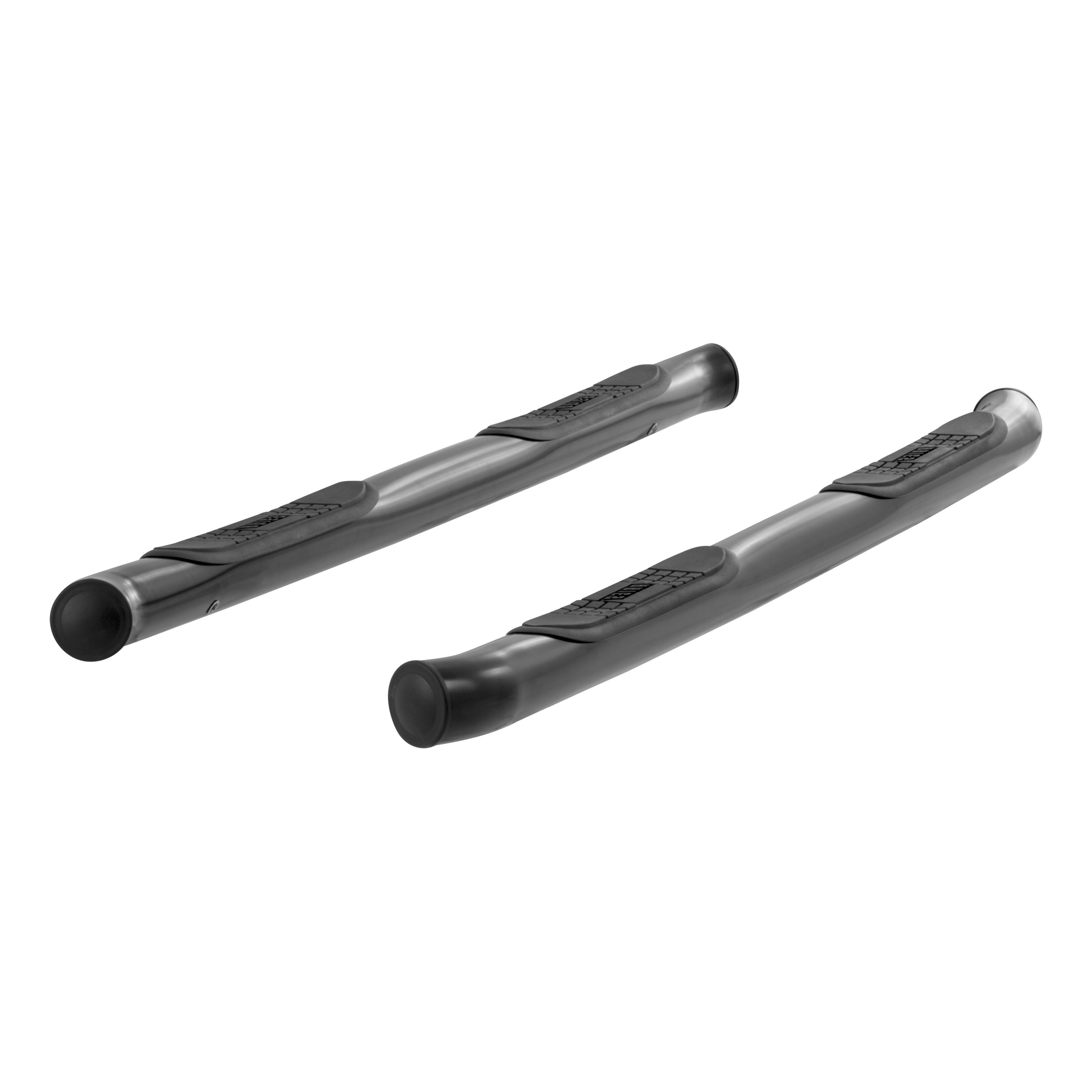ARIES 3" Round Black Steel Side Bars, Select Jeep Liberty Step Nerf Bar Kit thumbnail 1