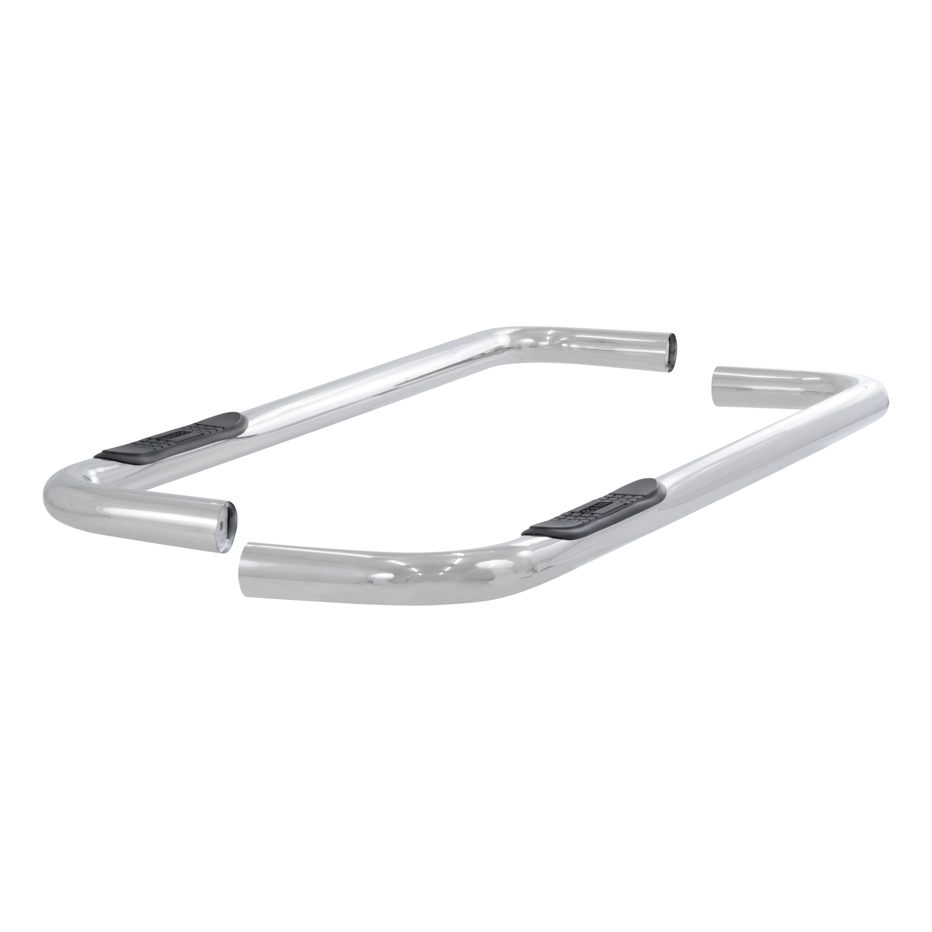 ARIES 3" Round Polished Stainless Side Bars, Select Chevrolet, GMC C, K Step Nerf Bar Kit thumbnail 0