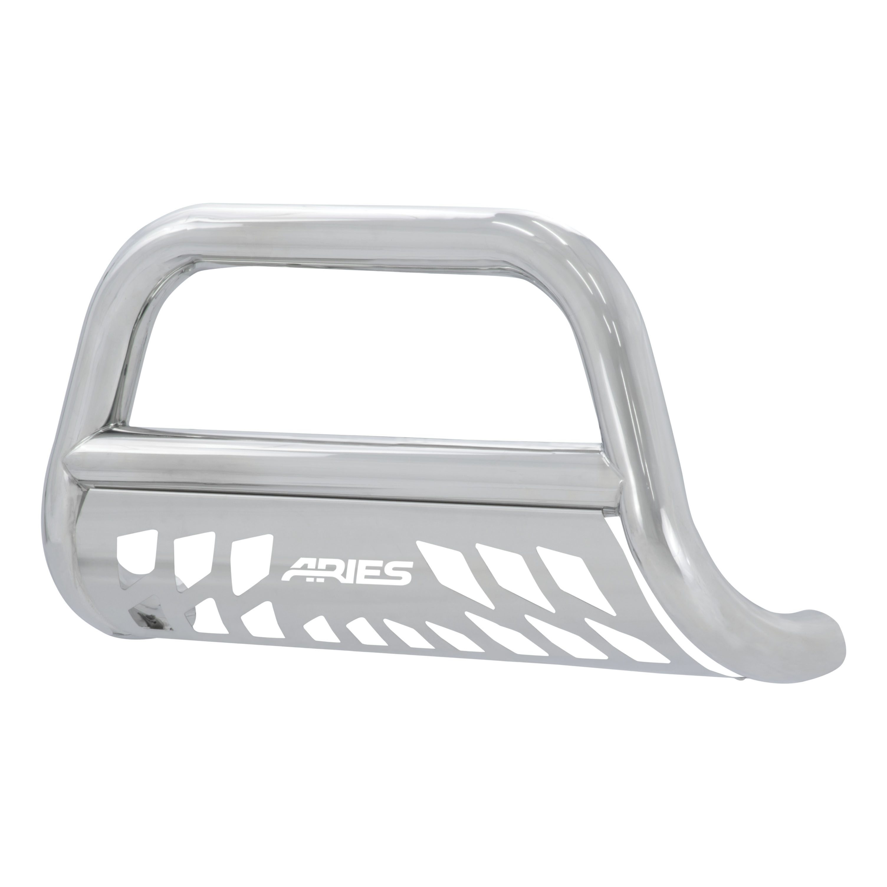ARIES 3" Polished Stainless Bull Bar, Select Toyota Tacoma Brush Guard thumbnail 0