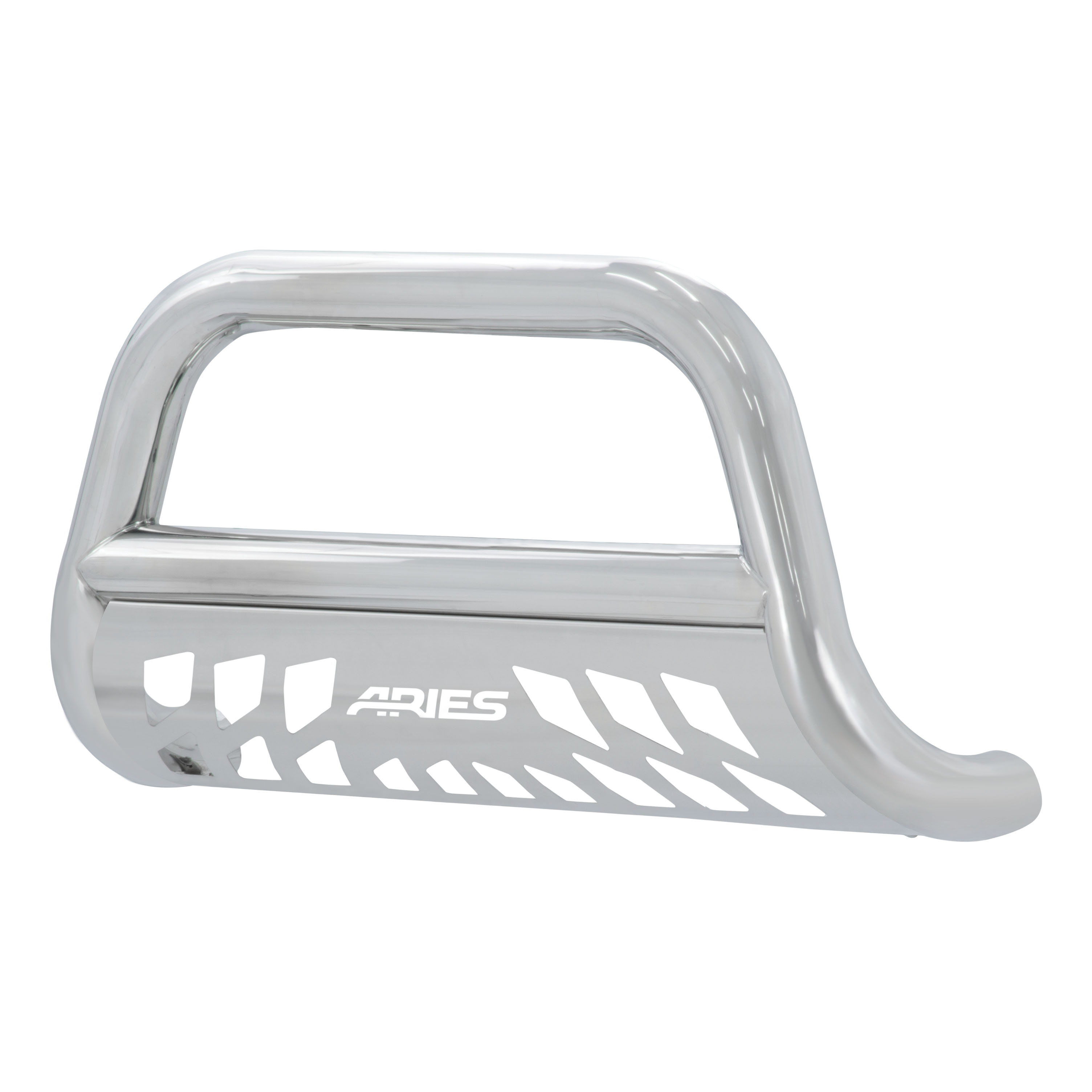ARIES 3" Polished Stainless Bull Bar, Select Ford F-250, F-350 Super Duty Brush Guard thumbnail 0
