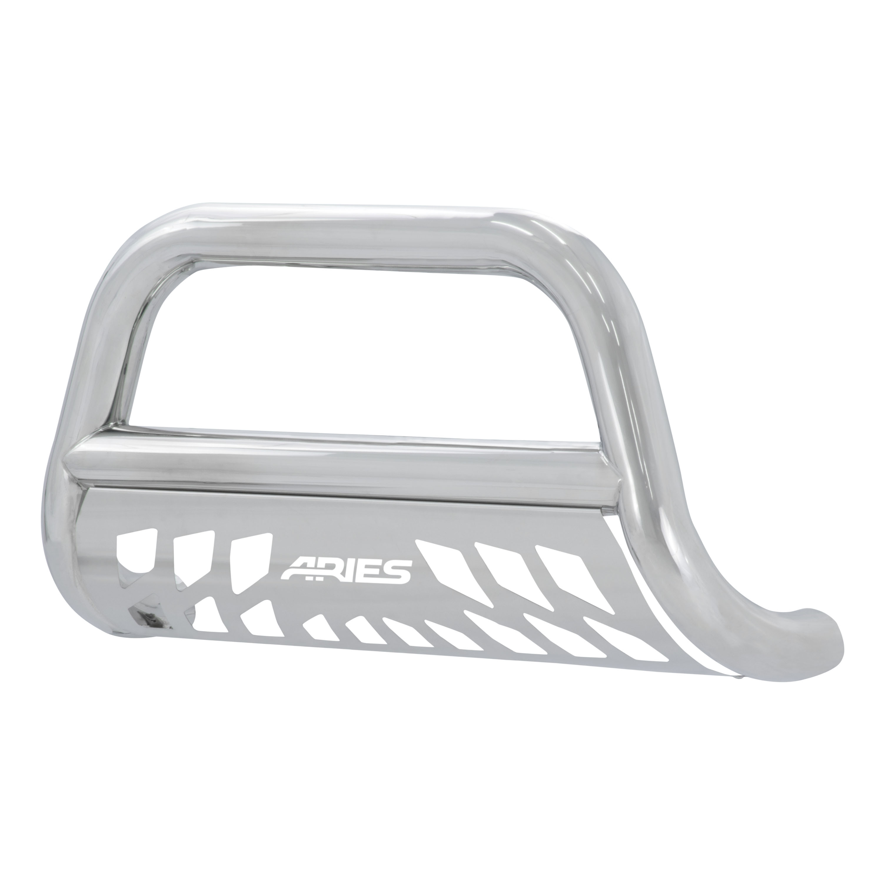 ARIES 3" Polished Stainless Bull Bar, Select Cadillac, Chevrolet, GMC Brush Guard thumbnail 0