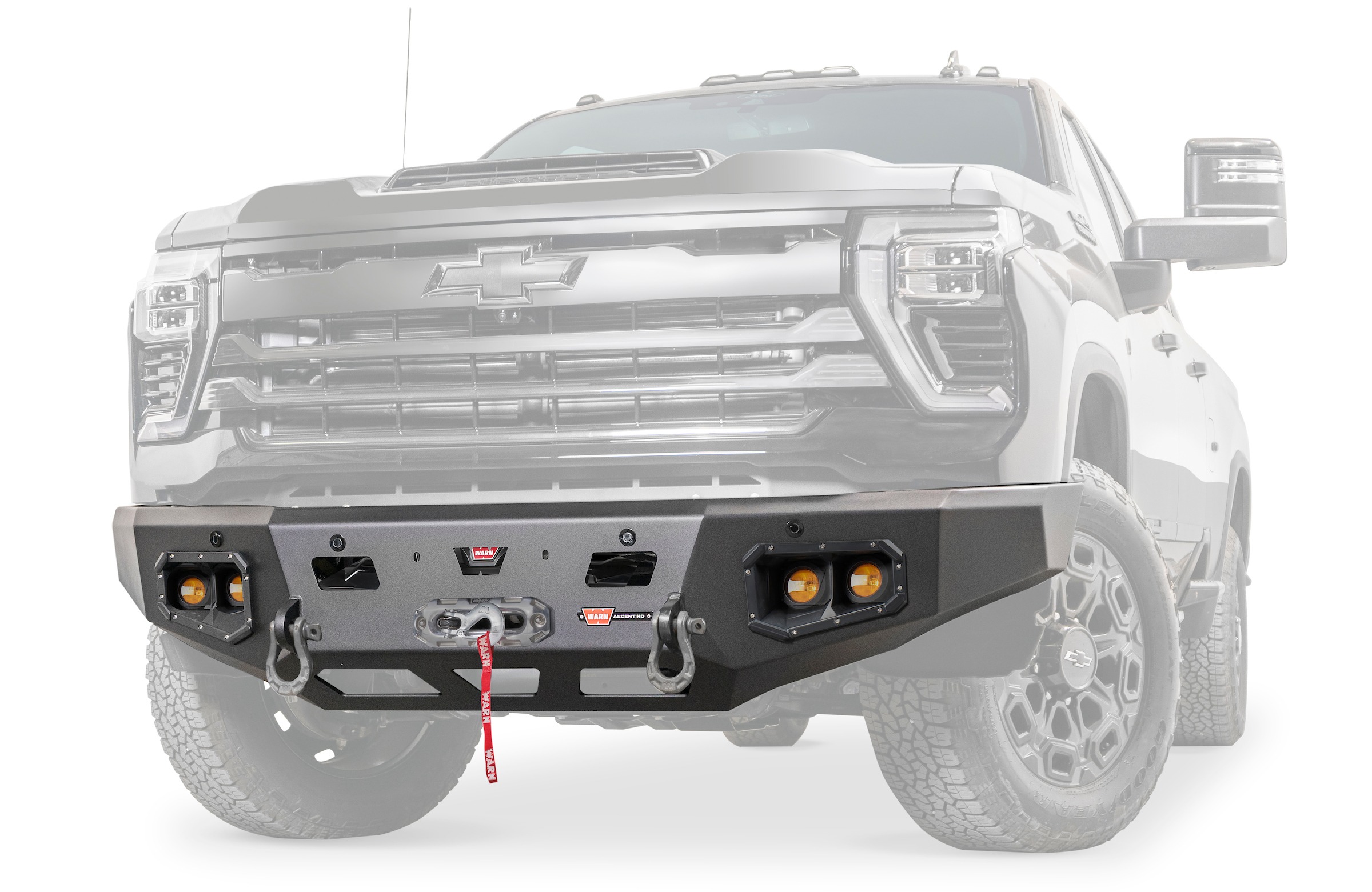 Warn 110912 Ascent HD Winch Bumper Silverado HD Prerunner Guard thumbnail 0