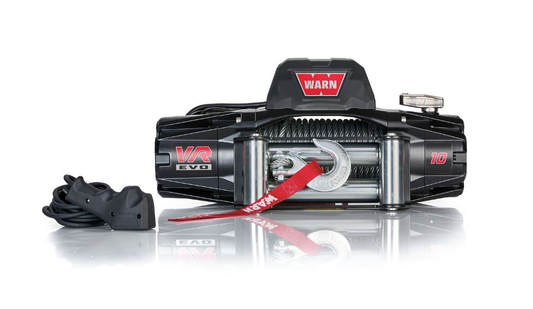 Warn 103252 VR EVO 10 Standard-Duty Winch 12V Aluminum Tie Plate thumbnail 0