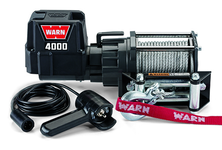 Warn 94000 4000lb DC Utility Winch 12V Sealed Motor thumbnail 0