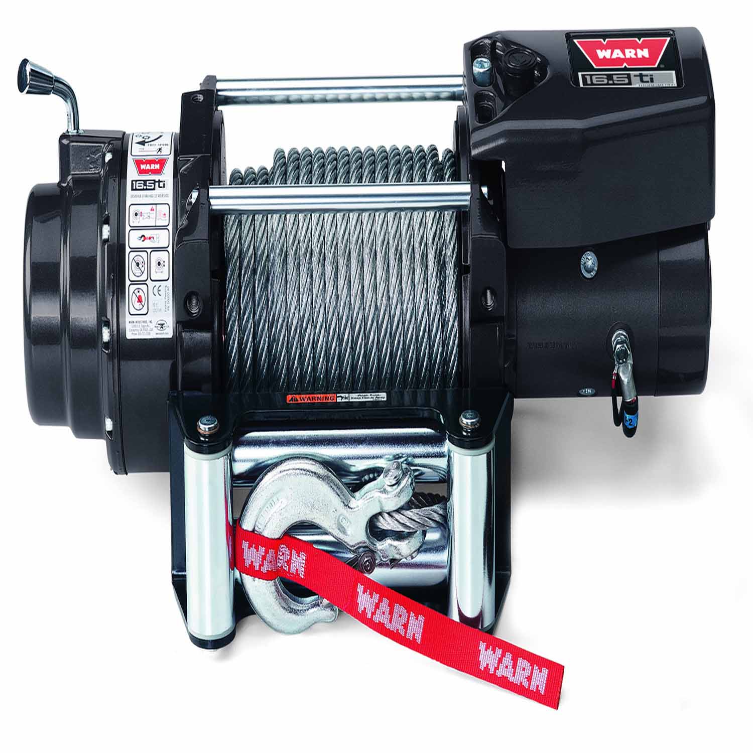 Warn 68801 Heavyweight Series Winch 16.5TI 12V 90 Steel Cable thumbnail 1