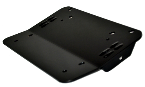 Warn 86680 Snow Plow Mount Kit Kymco MXU 500 Black Steel thumbnail 0