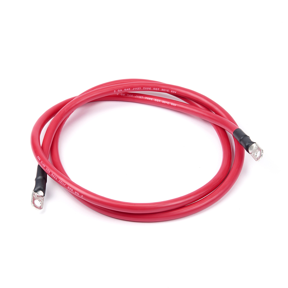 Warn 98498 Winch Lead Wire 2GA Red 72 thumbnail 0
