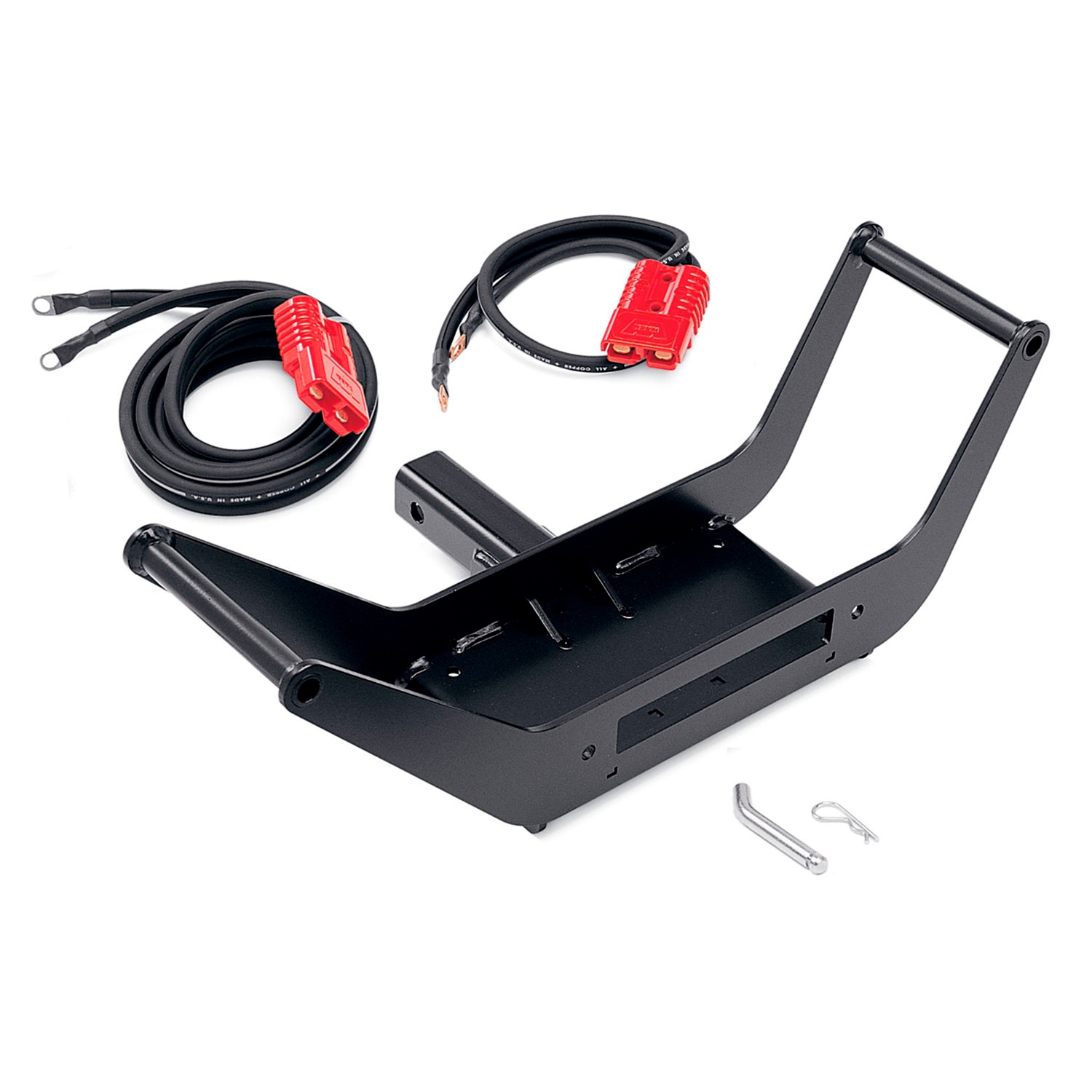Warn 107000 Winch Mount Black Steel Off-Road thumbnail 0
