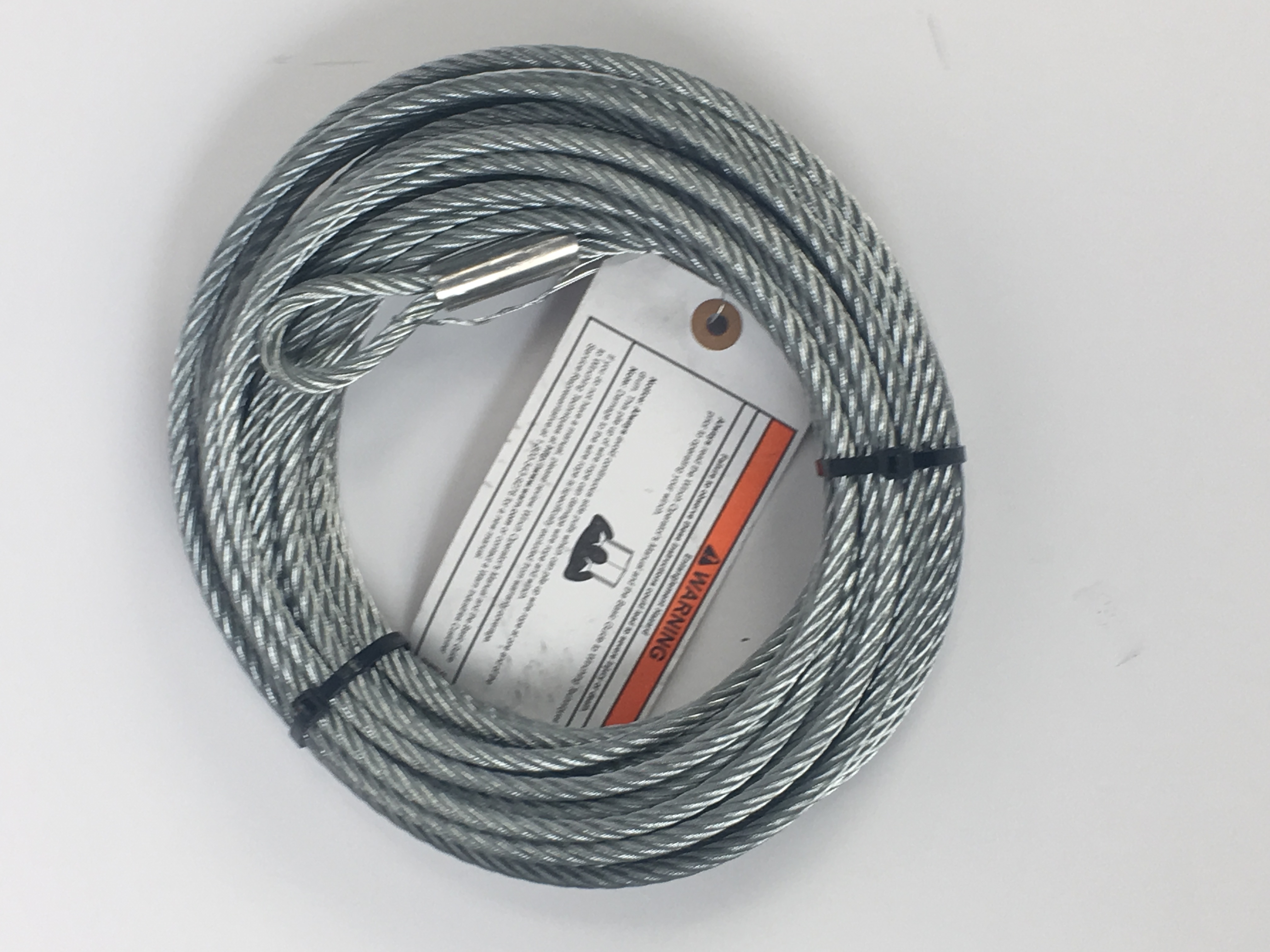 Warn 100973 Winch Cable 1/4 x 50 Galvanized Wire Rope thumbnail 0