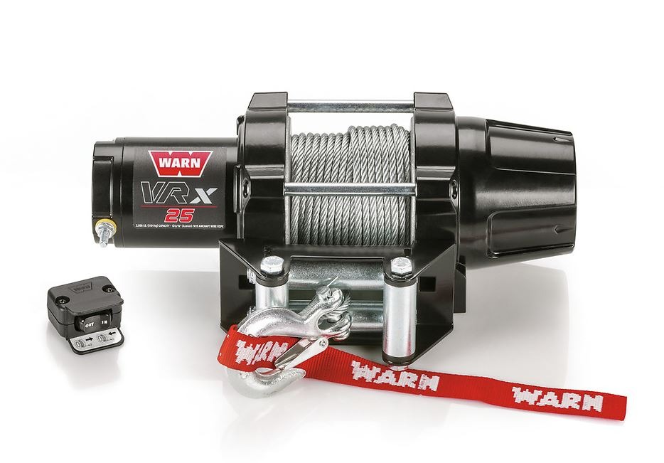 WARN 101025 VRX 25 Off-Road Winch Steel Cable 2500lb 12V thumbnail 0