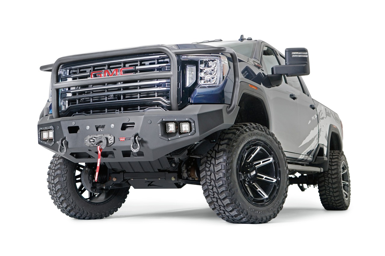 Warn 107178 Ascent HD Winch Bumper GMC 2500/3500 Steel Construction thumbnail 1