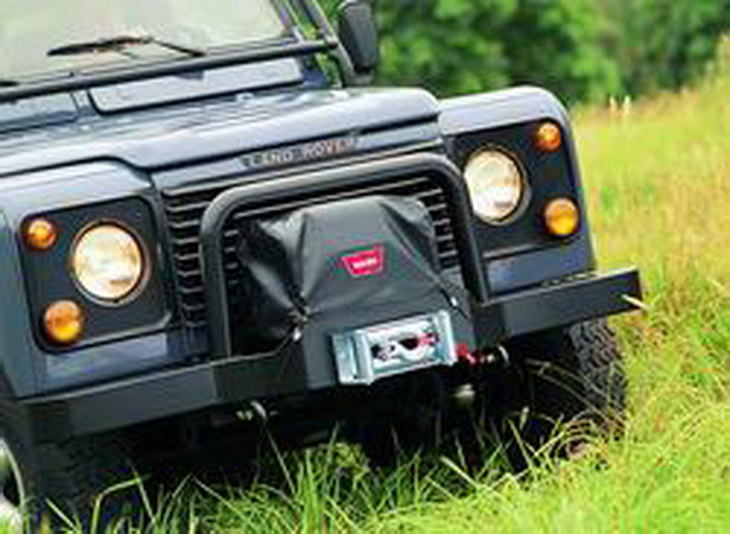 Warn 8557 Winch Cover Durable Nylon Backed Vinyl thumbnail 1
