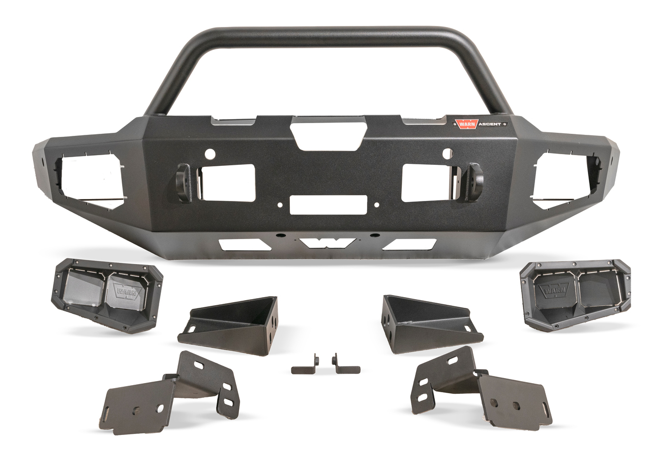 Warn 110955 Ascent Winch Bumper Ford F150 Steel Black