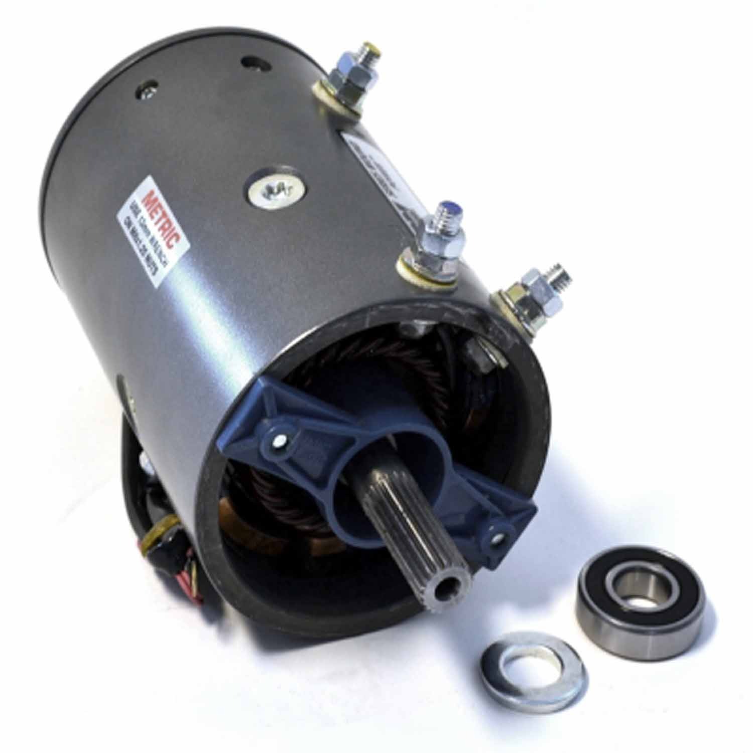 Warn 31681 Winch Motor 12V Replacement Steel Construction thumbnail 0