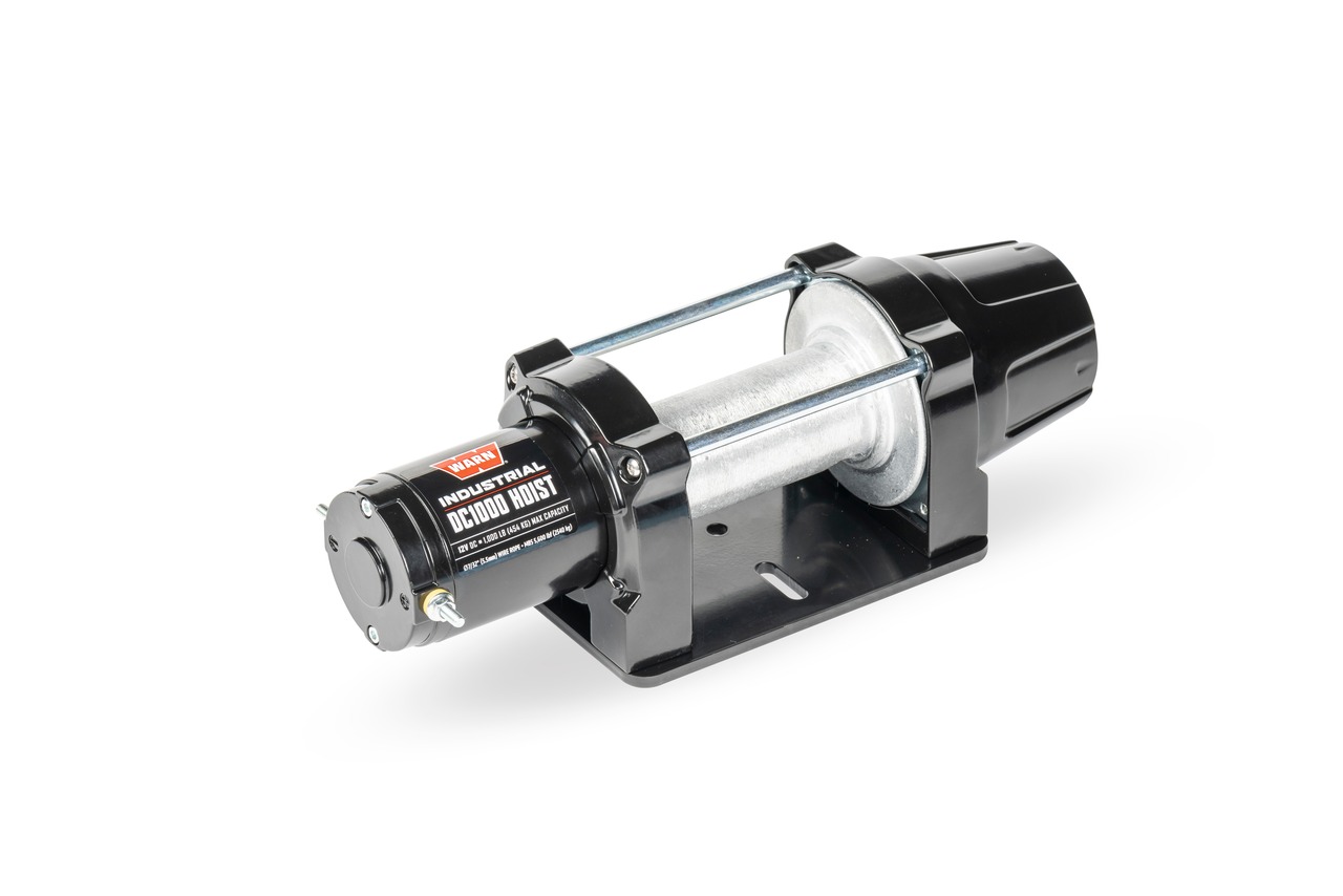 Warn 105101 Vehicle-Mounted Hoist 1000lb 12V Steel Cable thumbnail 1