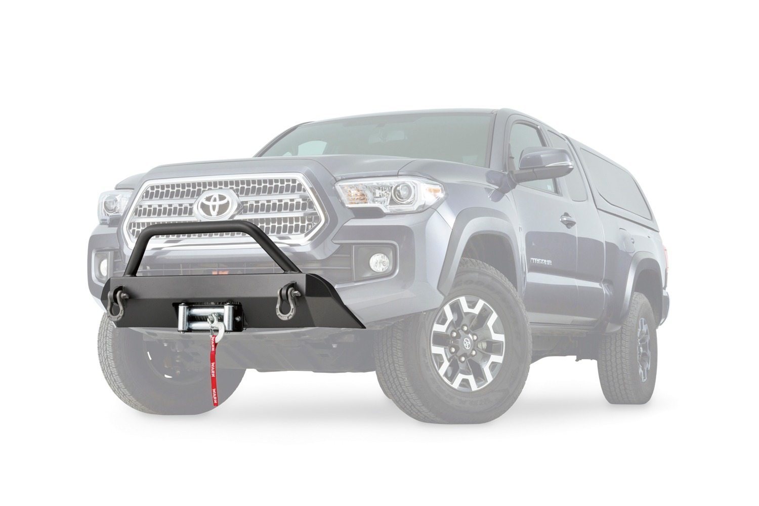 Warn 100044 Winch Mount Toyota Tacoma Low-Profile Grille Guard thumbnail 0