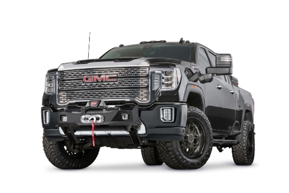 Warn 107525 Winch Mount Bracket Kit - Heavy-Gauge Steel Black Powder Coated thumbnail 1