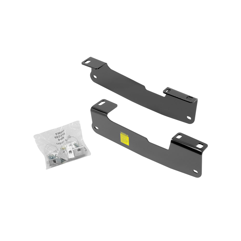 2004-2008 Ford F-150  Reese 25K Fifth Wheel Gooseneck Plate w/ Universal Rail Kit & Custom Fit Brackets thumbnail 2