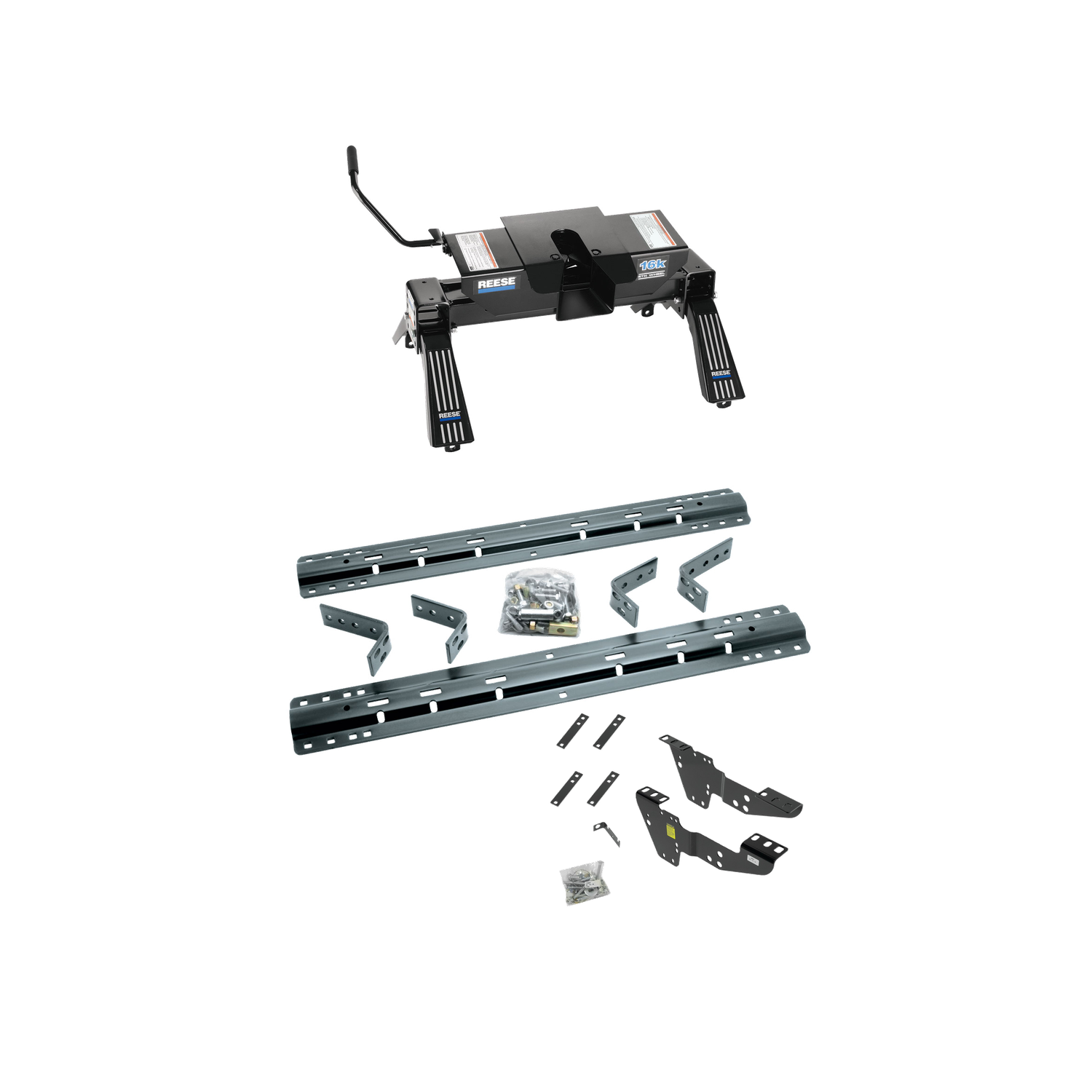 2007-2007 GMC Sierra 3500 (Classic) Reese 16K Fifth Wheel, Dual Jaw, Complete System (Includes Rails & Custom Fit Brackets) thumbnail 0