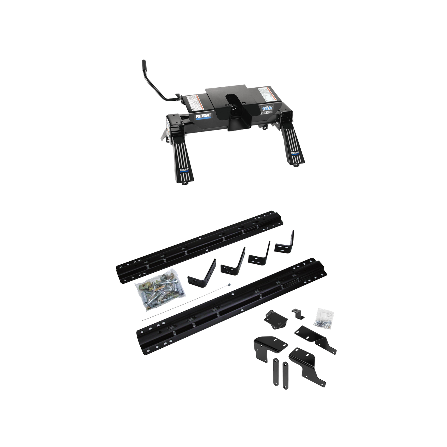 2018-2021 Toyota Tundra  Reese 16K Fifth Wheel, Dual Jaw, Complete System (Includes Rails & Custom Fit Brackets) thumbnail 0