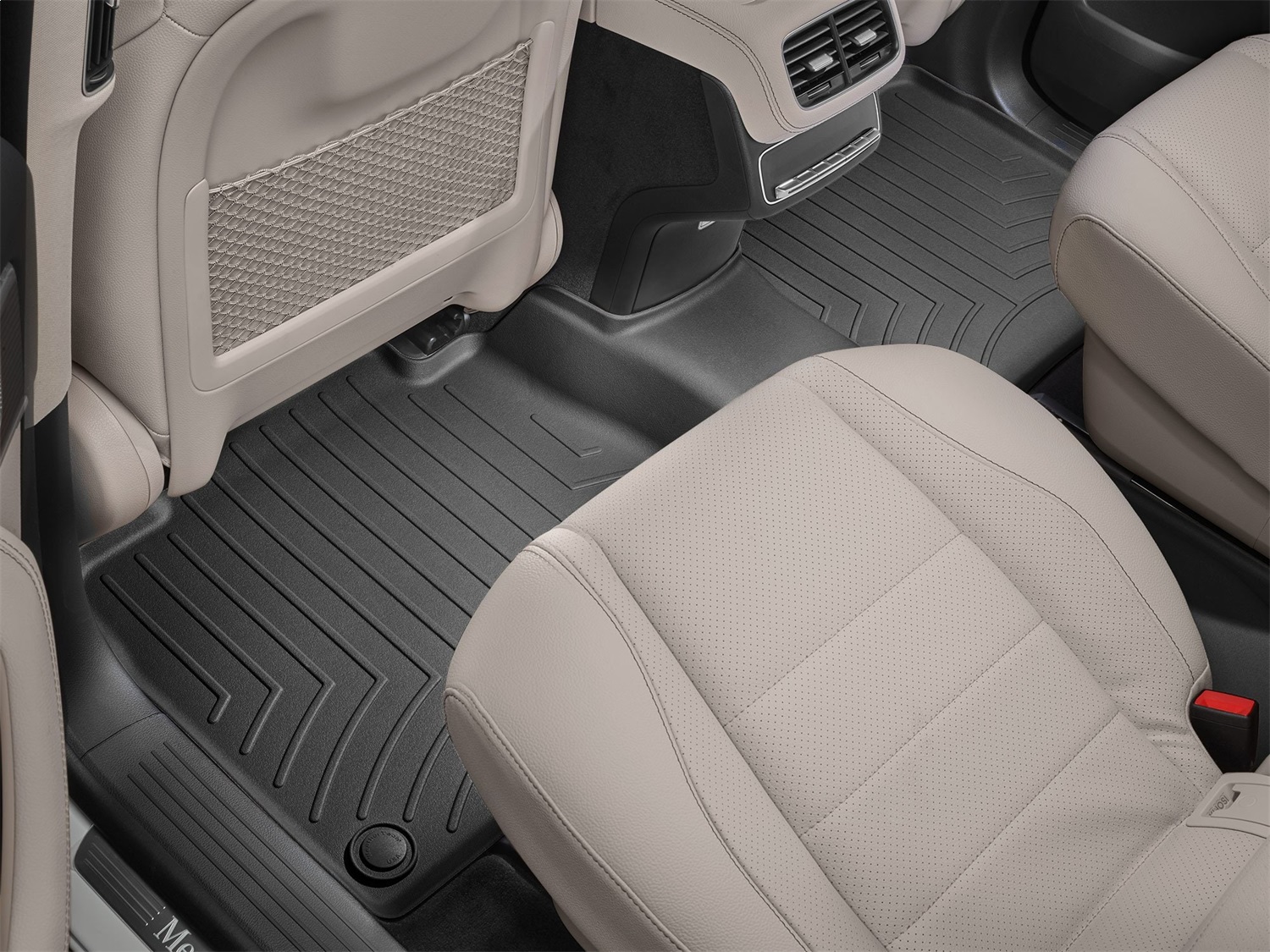 WeatherTech FloorLinerTM DigitalFit; Black; Rear 4415952 thumbnail 1