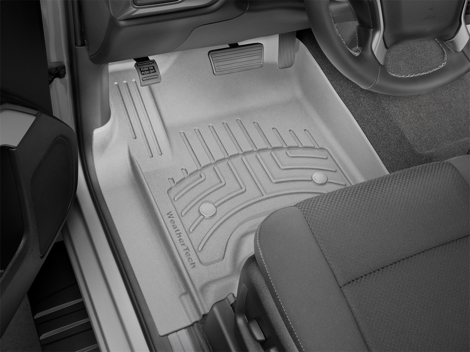 WeatherTech FloorLinerTM HP; Gray; Front 466071IM thumbnail 1